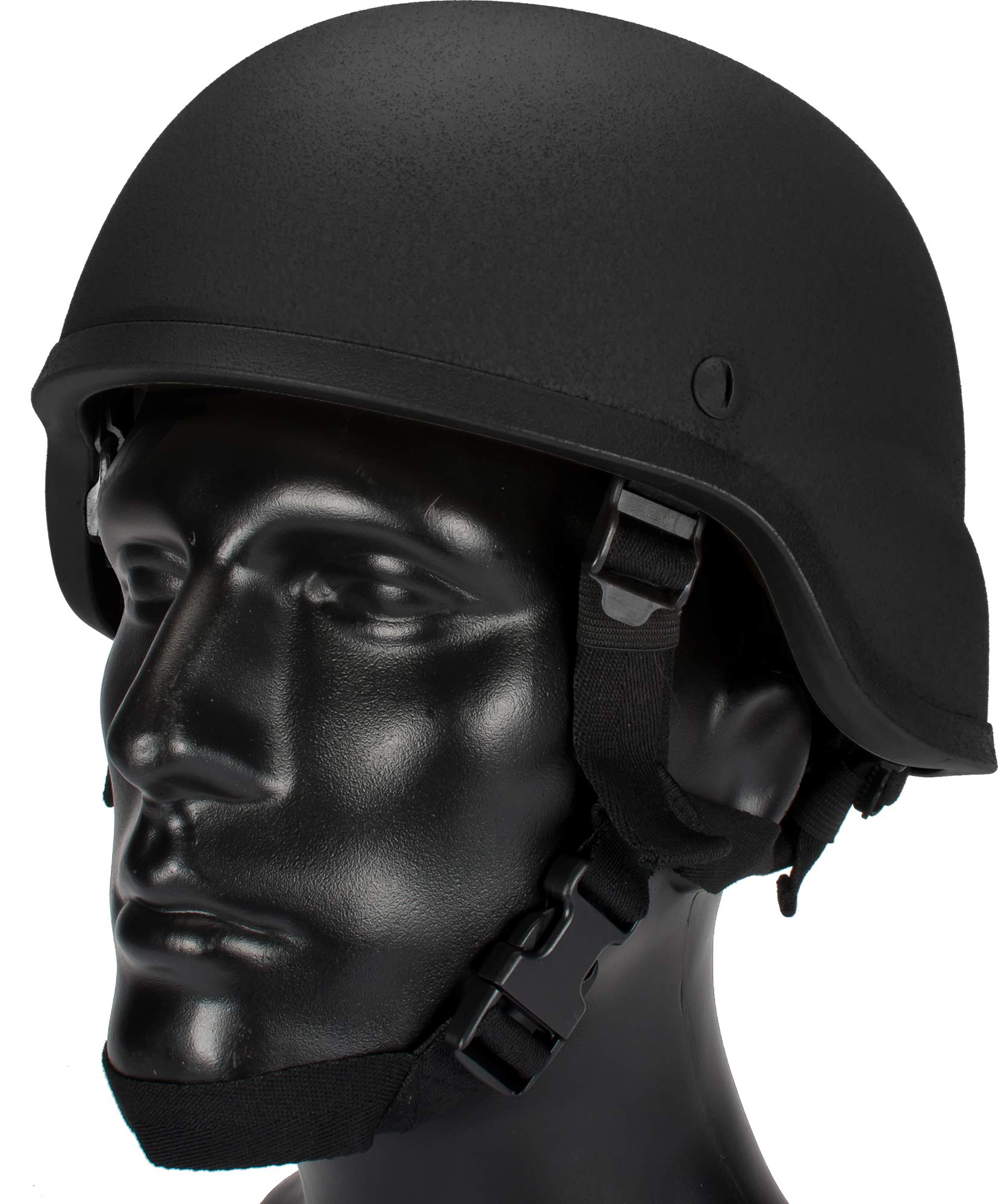 Matrix MICH 2000 Fiberglass Airsoft Helmet - Black Tactical Military Style Head Protection for Airsoft Games & Outdoor Training | Perfect for MilSim, Paintball & Airsoft Enthusiasts