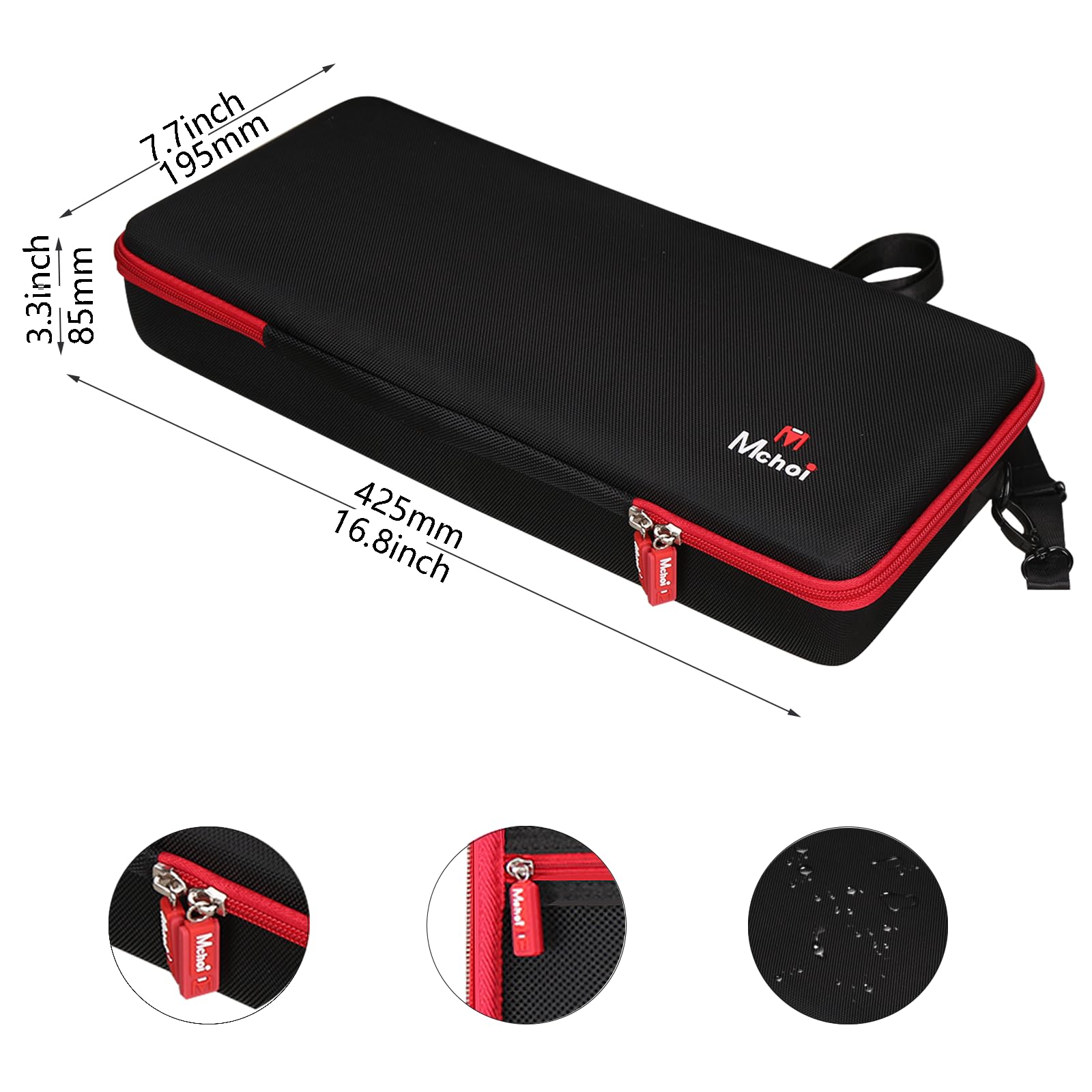 Milwaukee M18 FUEL Hackzall 2719-20 Waterproof Shockproof Hard Case - Durable Protective Storage for Cordless Reciprocating Saw - Ideal for Construction Sites, DIY Projects & Tool Organization