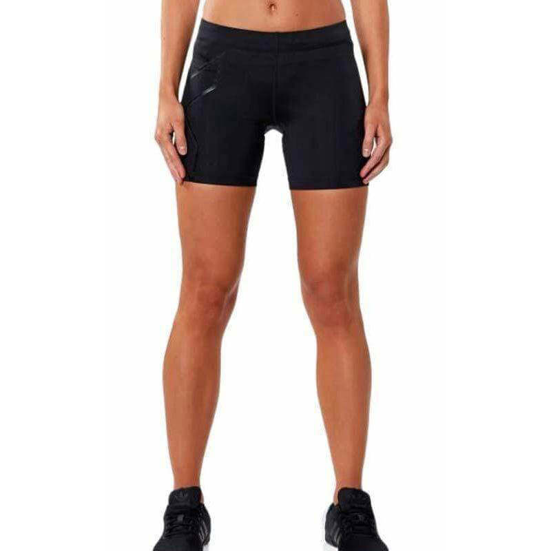 2XU Women's Compression 5-Inch Game Day Shorts - High-Performance Athletic Shorts for Running, Training & Workouts - Perfect for Gym, Yoga & Active Lifestyle