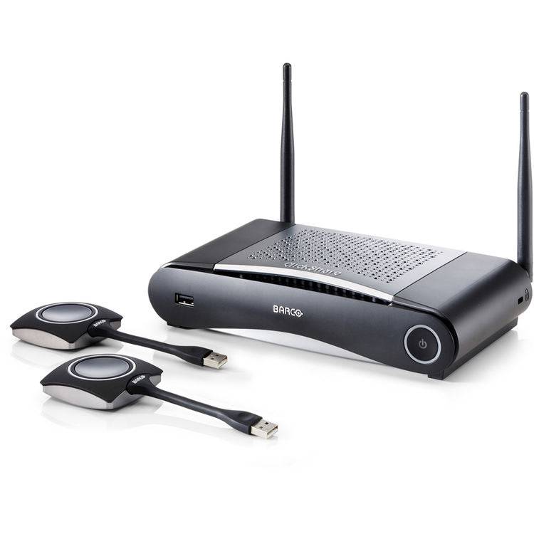 Barco CSE 200 ClickShare Wireless Presentation System - 4K HDMI Wireless Sharing for Meetings & Conferences - Plug-and-Play for Laptops in Office, Classroom & Conference Room (USA Stock)