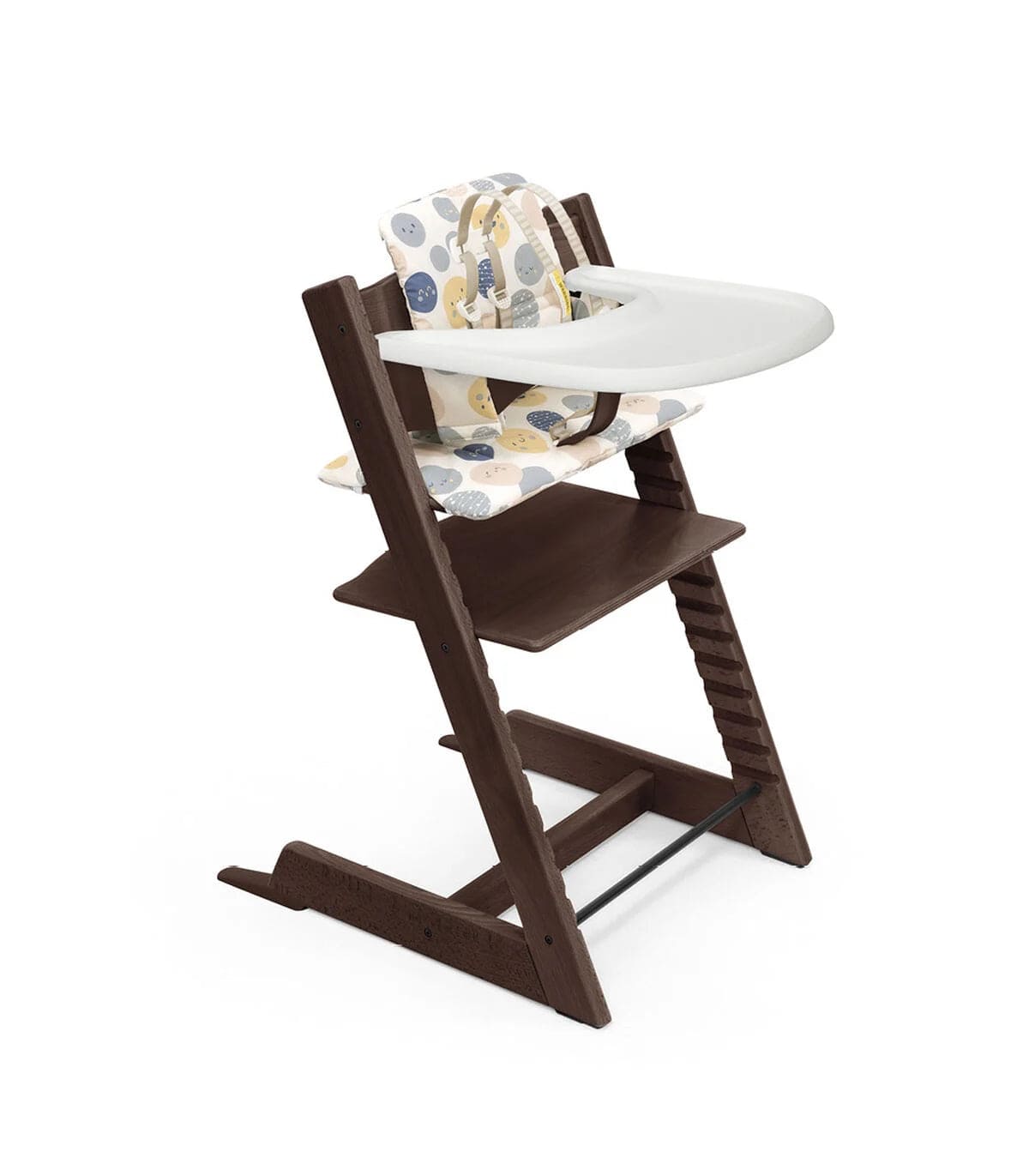 Stokke Tripp Trapp Complete High Chair with Baby Tray - Adjustable Wooden Highchair for Toddlers & Kids - Perfect for Dining, Feeding & Learning at Home