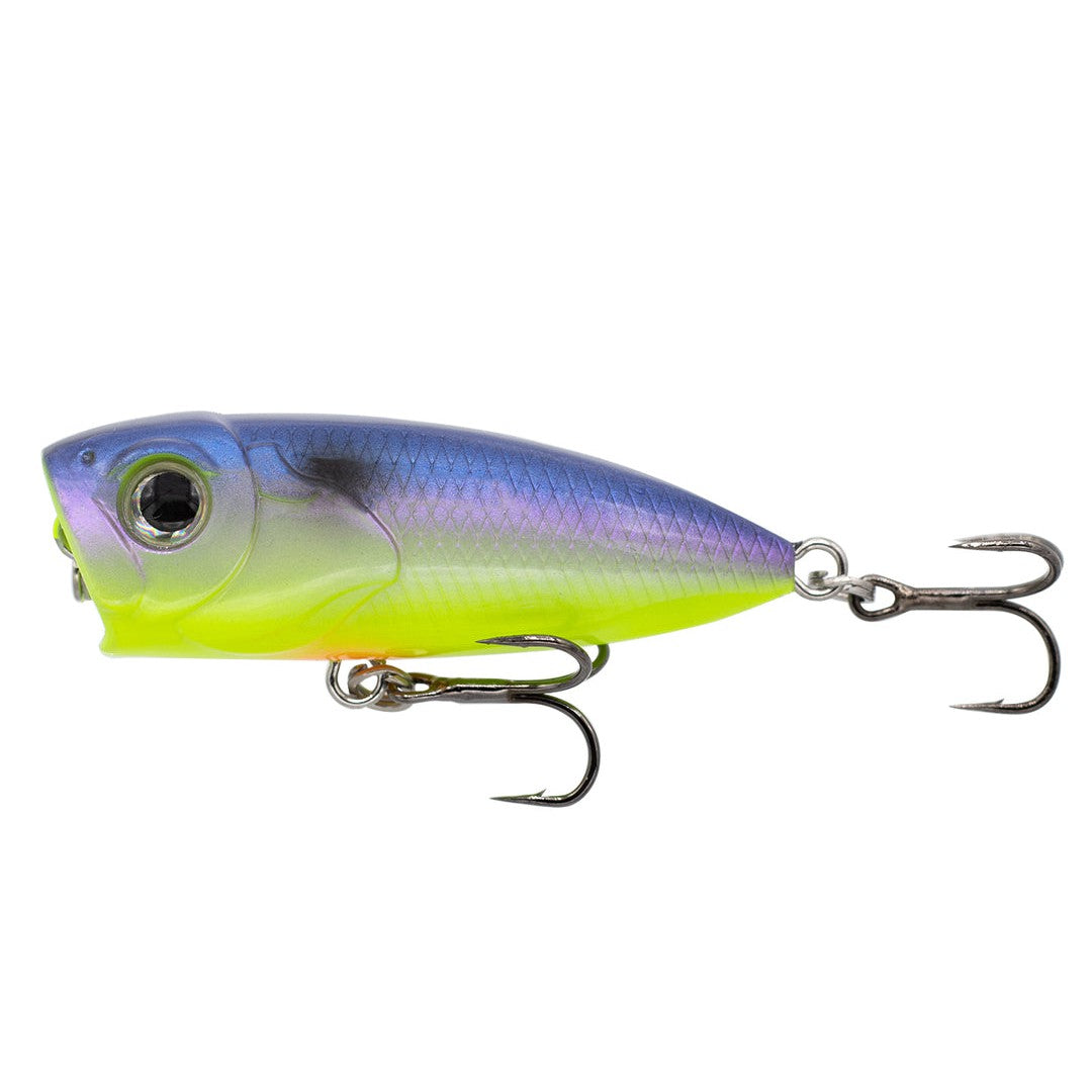 Eurotackle Z Popper 1.75 - Topwater Fishing Lure for Bass, Trout & Saltwater - Premium Popping Plug with Realistic Action - Perfect for Freshwater & Saltwater Fishing Adventures