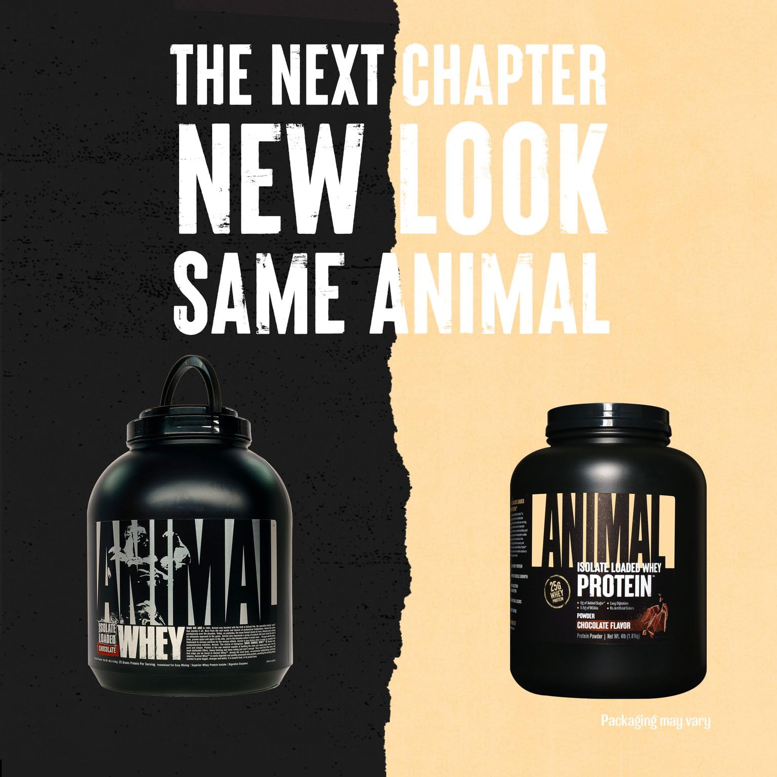 Animal Whey Isolate Protein Powder - 25g Protein for Muscle Building & Recovery, Low Sugar with Digestive Enzymes - Chocolate Flavor 4 lbs - Perfect for Pre & Post Workout for Men & Women - Great Taste for Smoothies & Shakes