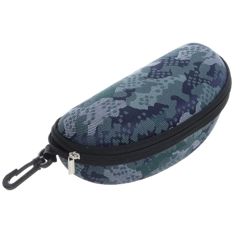 Unisex Camouflage Zipper Glasses Case - Portable Eyeglass Holder for Men & Women | Perfect for Travel, Office & Outdoor Protection