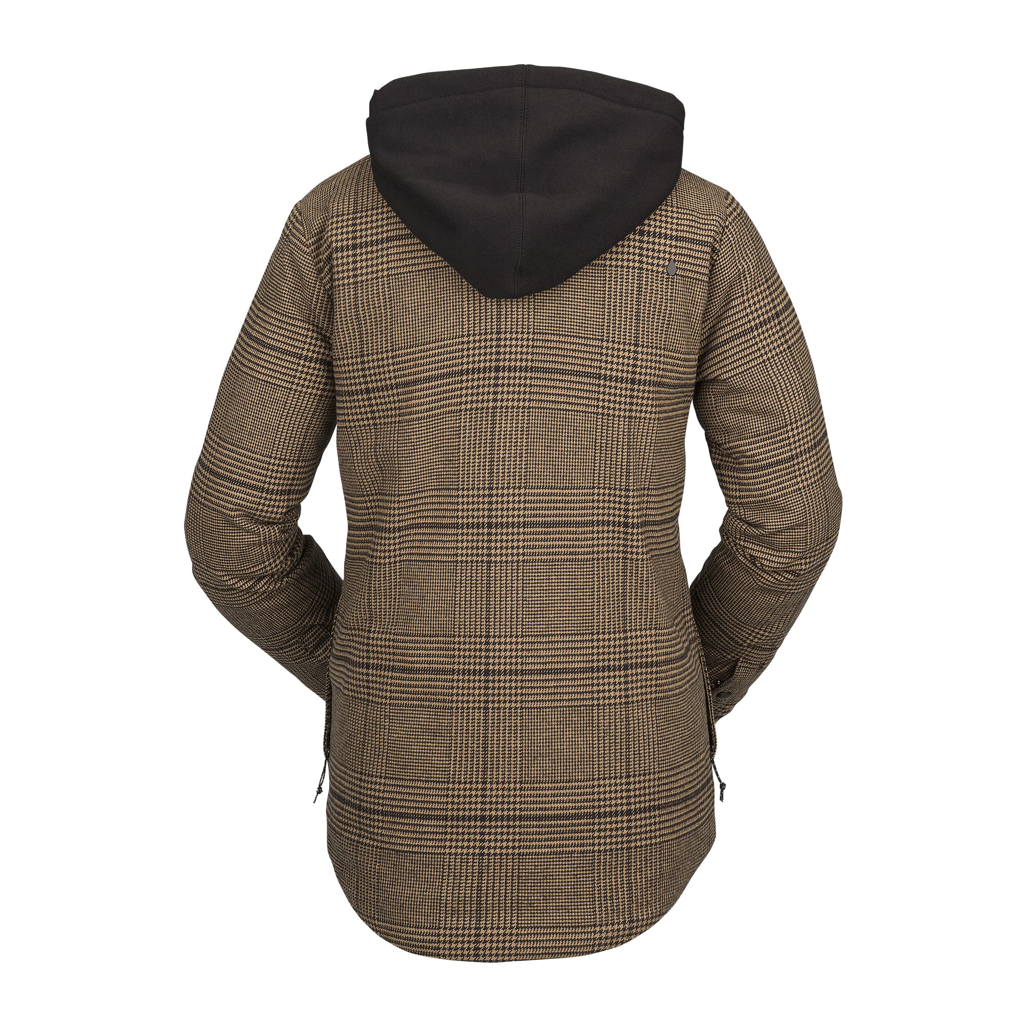 Volcom Women's Flannel Hooded Shirt Jacket - Warm Winter Snowboard Ski Jacket for Outdoor Activities & Casual Wear