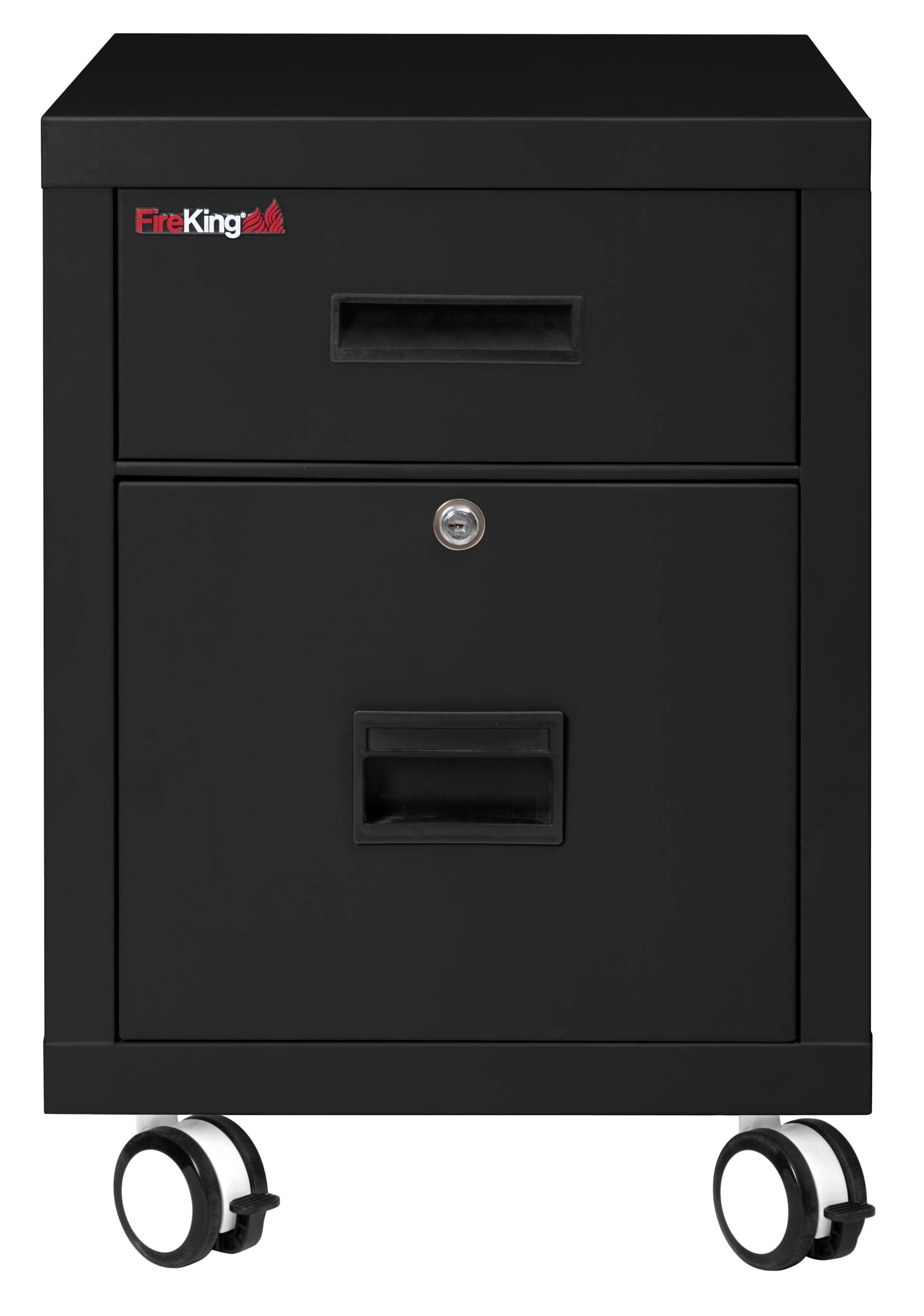 FireKing 2M1822 Mobile Fireproof File Cabinet - UL Rated for Document Security | Ideal for Office, Home & Commercial Use