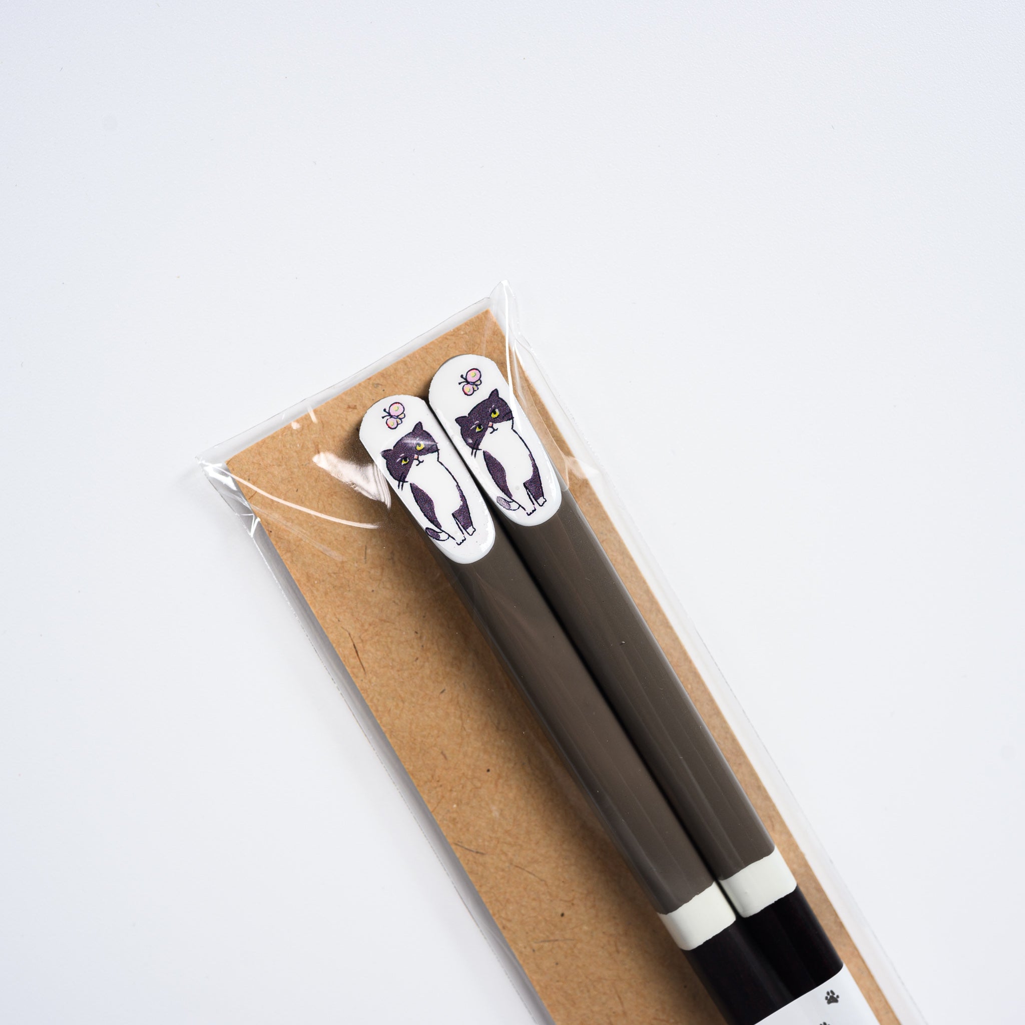 Meow Meow Chopsticks - 4 Cute Cat-Themed Japanese Style Chopsticks for Sushi, Ramen & Asian Cuisine | Perfect Gift for Cat Lovers & Anime Fans