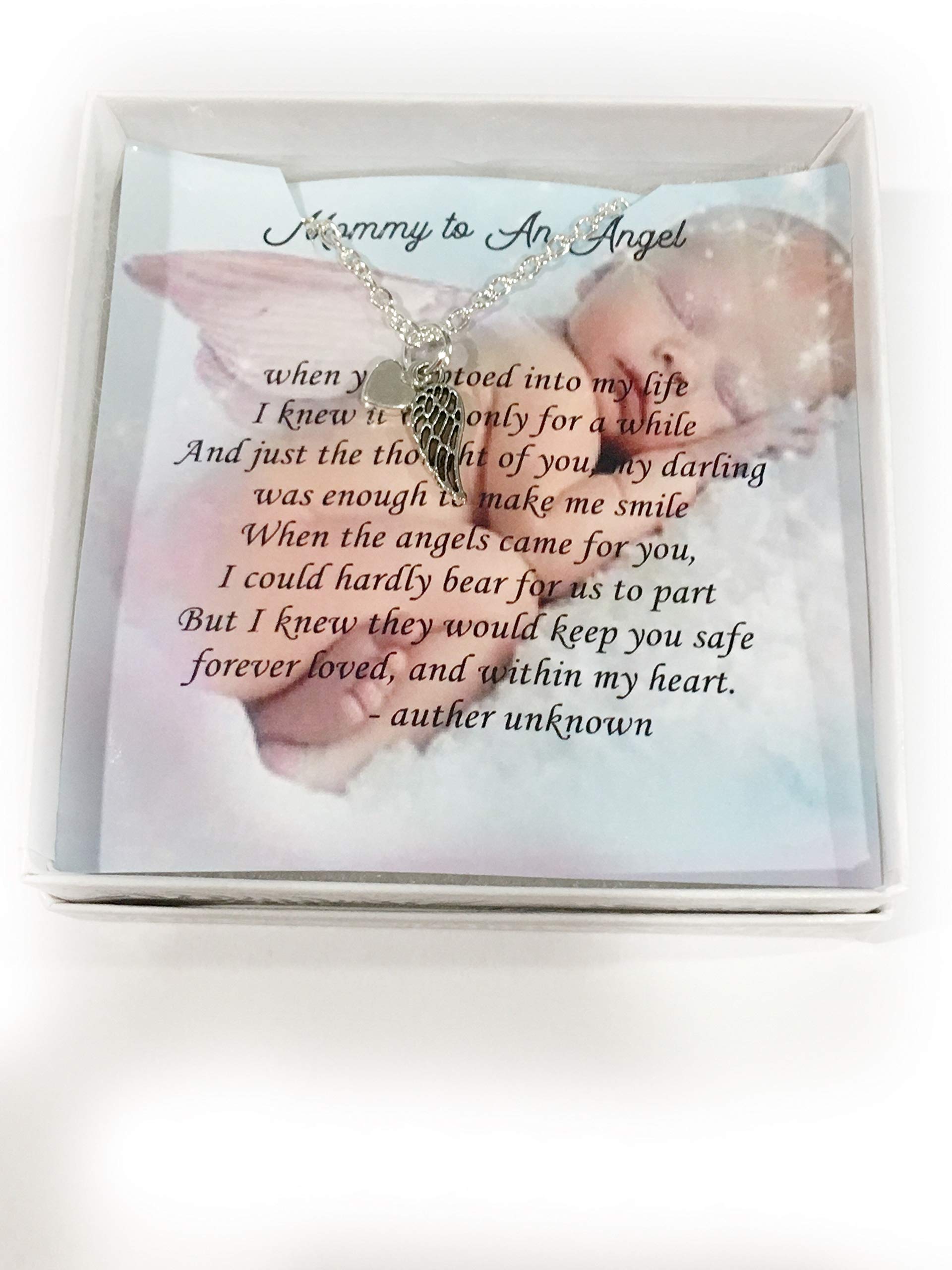 Miscarriage Memorial Necklace - Sympathy Gifts for Infant Loss, Stillborn Baby Keepsake for Grieving Mothers - Perfect for Remembrance, Healing & Comfort