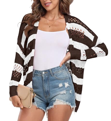 Coffee White Striped