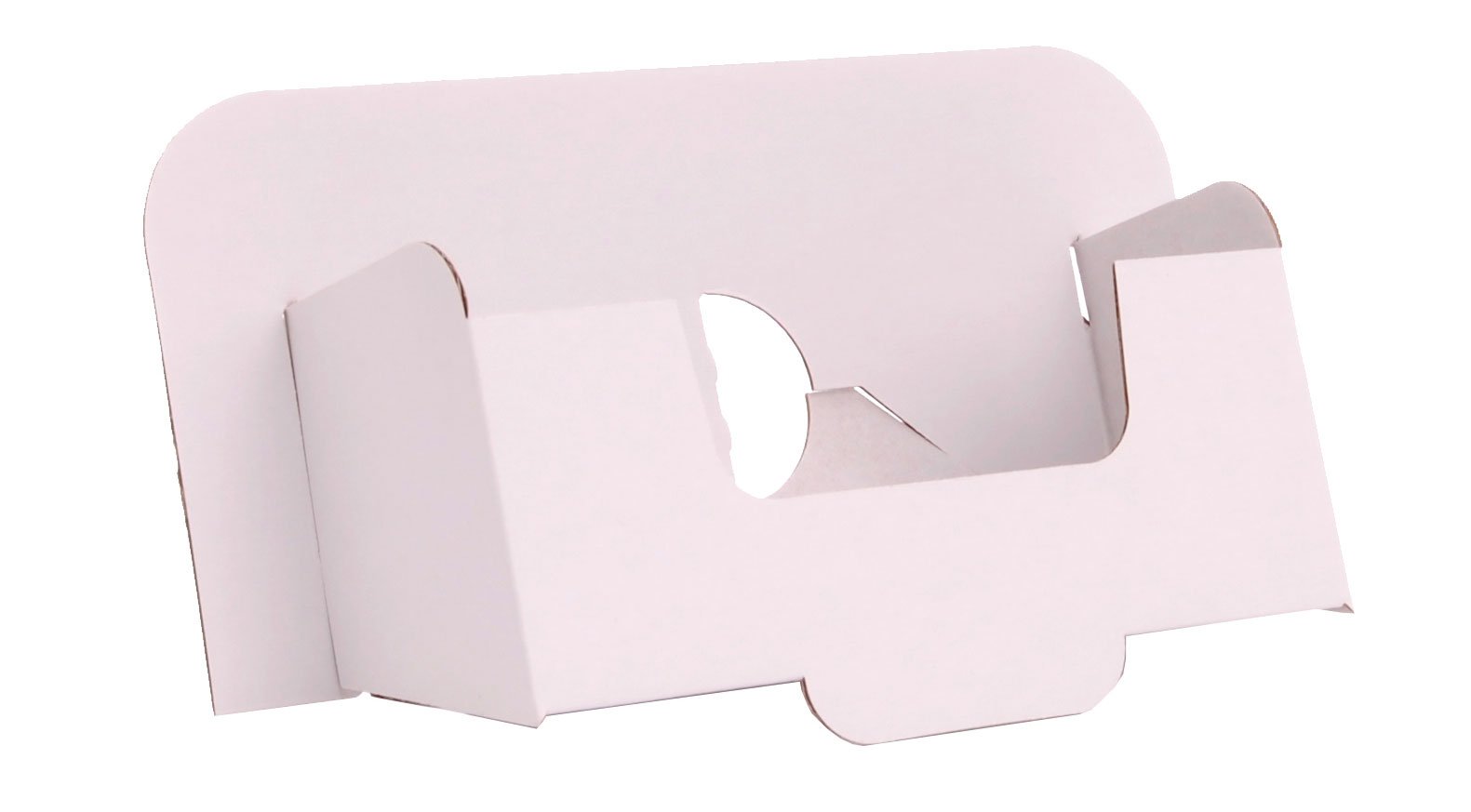 A6 Landscape Leaflet Stand - White (Pack of 50) | Card Display Holder for Retail Stores, Restaurants & Events | Perfect for Brochures, Menus & Promotional Materials