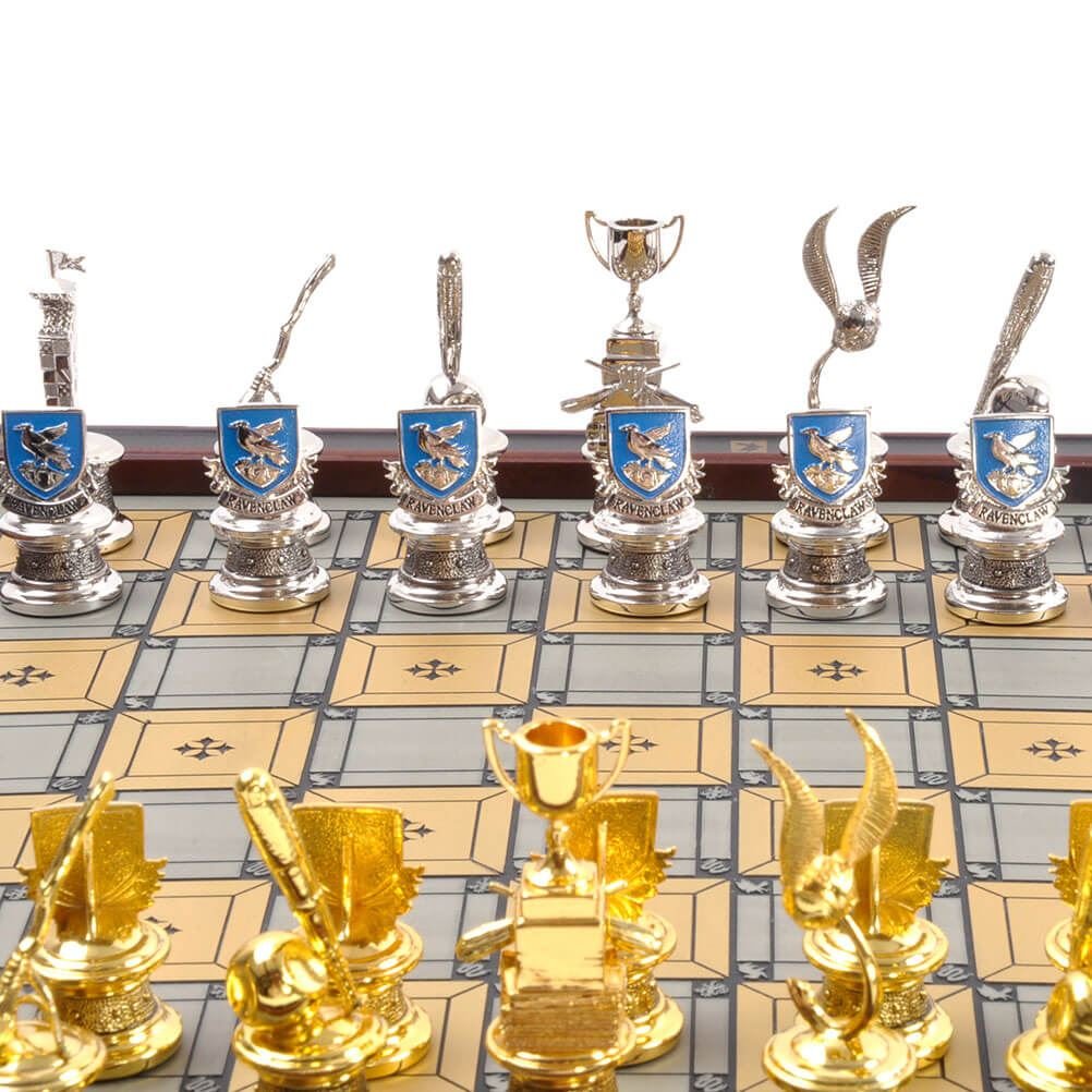 Warner Bros Harry Potter Wizard Chess Set - Official Collectible Game for Fans & Home Decor | Perfect for Movie Nights & Gifts