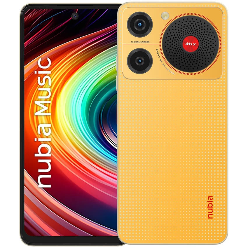 Nubia Music Smartphone - Dual SIM 4GB RAM 128GB Storage 4G LTE Unlocked Phone for Travel & Business | Perfect for Streaming, Gaming & Remote Work