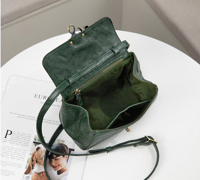 Authentic Italian Leather Crossbody Bag for Women - Stylish & Durable Handbag for Travel, Work & Everyday Use