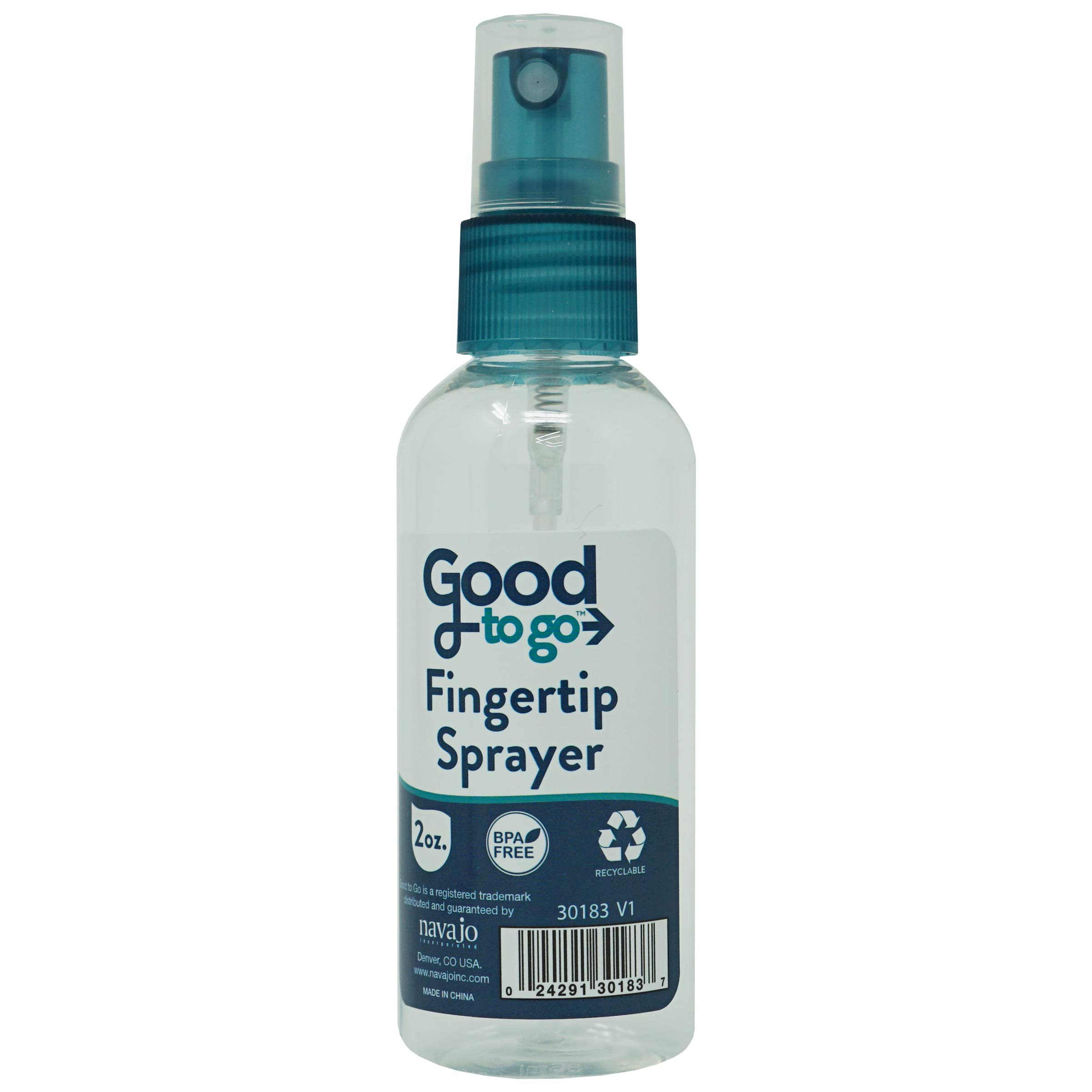 Good To Go Fingertip Spray - 2oz Travel Size (Pack of 8) | Hand Sanitizer for On-The-Go Hygiene, Office, Gym & Travel Essentials