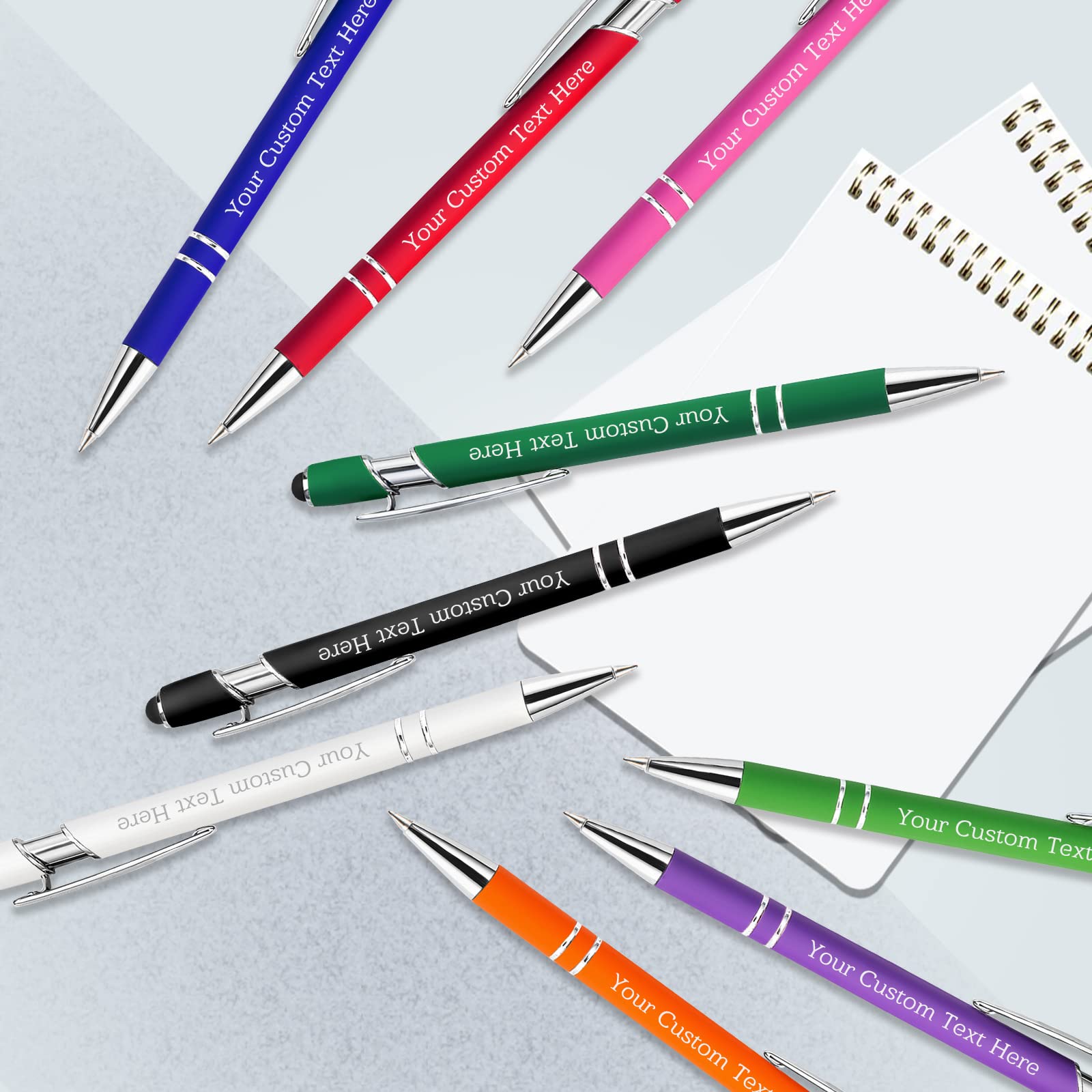 Custom Engraved Personalized Pens with Name - Bulk 36pc Set for Business, Graduation & Birthday Gifts - Ballpoint Pen with Logo & Text - Perfect for Corporate Events, School Supplies & Party Favors