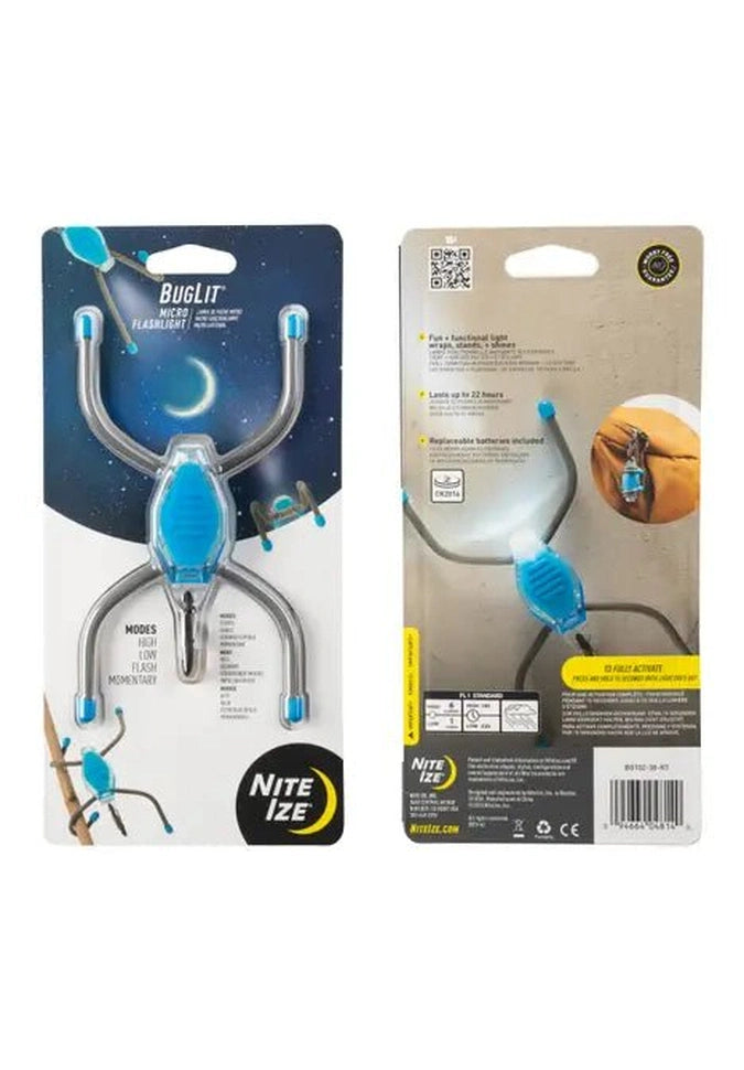 Nite Ize BugLit Micro Flashlight - Compact, Bright LED Keychain Light for Camping, Hiking & Emergency Use