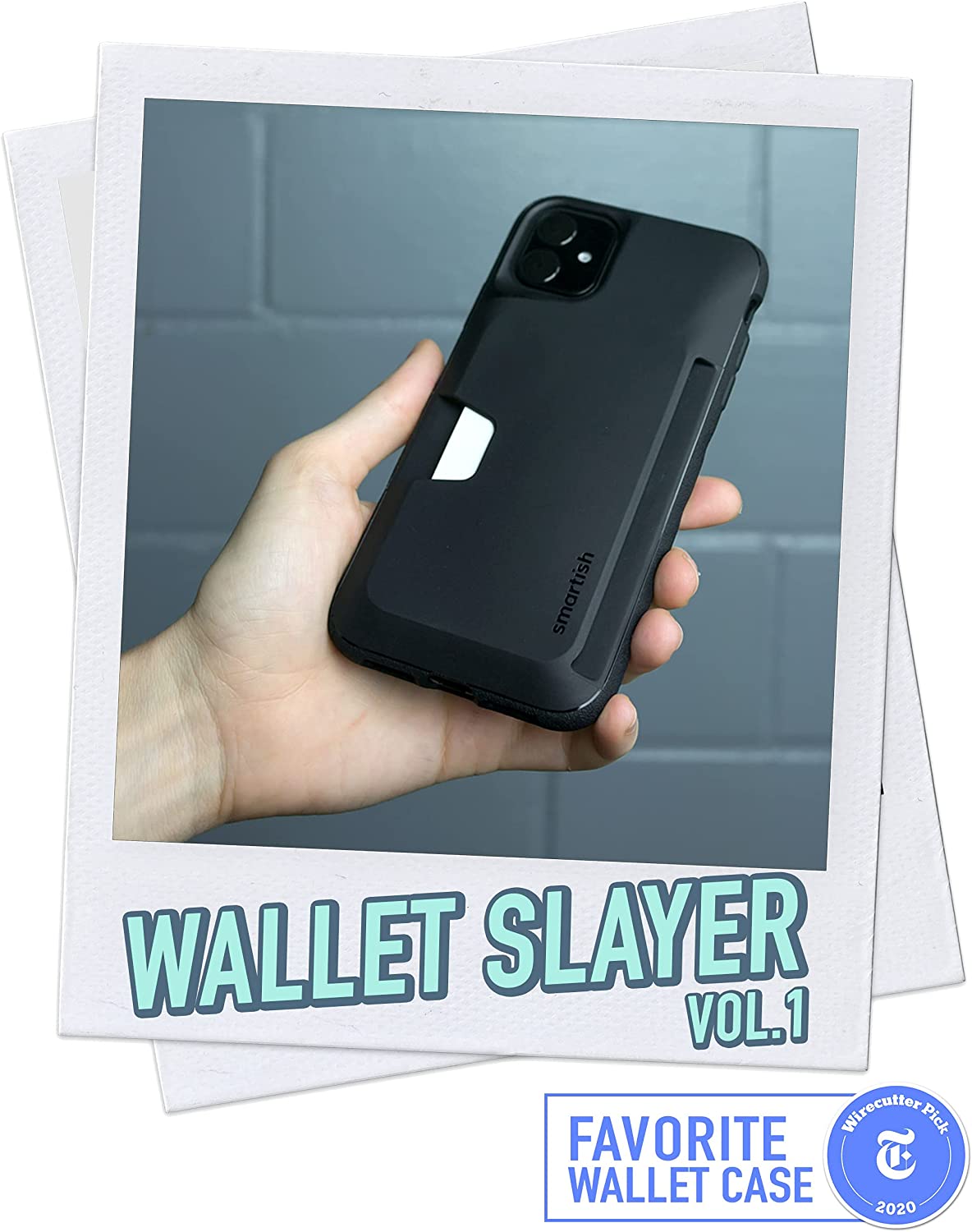 iPhone 11 Wallet Case with Card Slots - Slim Protective Leather Cover for iPhone 11 (6.1