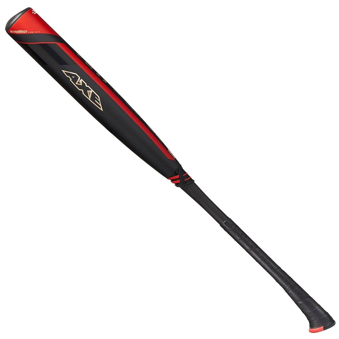 2022 Axe Bat Avenge Pro (-3) BBCOR 2-Piece Composite Baseball Bat - Black/Red | High Performance Youth & Adult Baseball Equipment for Games & Training