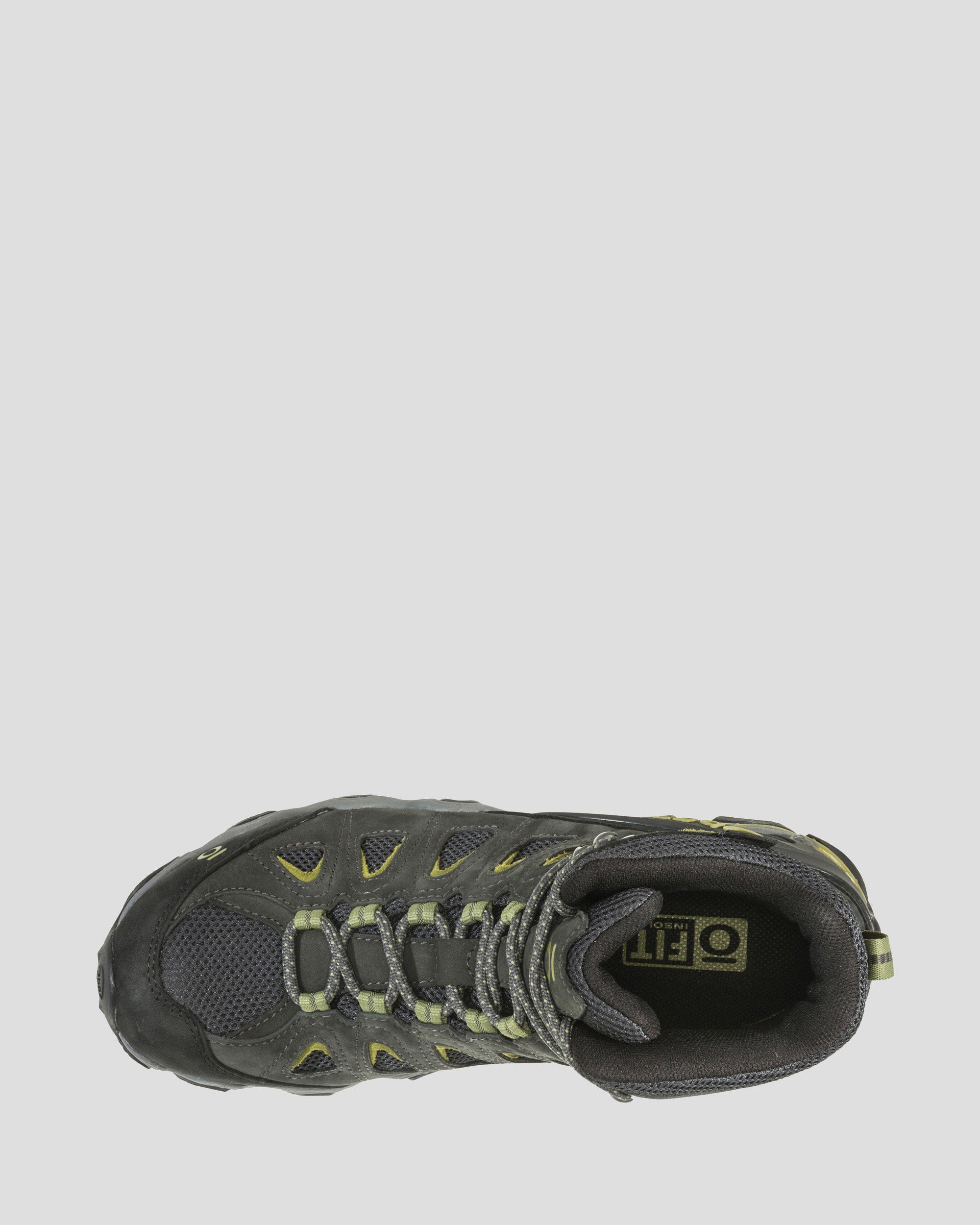 Men's Oboz Sawtooth II Mid Waterproof Hiking Boots - Dark Shadow/Woodbine Green | Lightweight & Durable Outdoor Footwear for Trail Hiking, Backpacking & Mountain Adventures