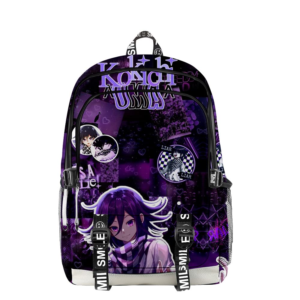 Kokichi Ouma 3D Oxford Backpack - Stylish Teen Travel Bag for School & Outings