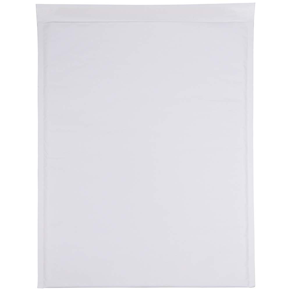 JAM Paper Bubble Mailers 7x18.5in - 100 Pack White Kraft for Shipping & Mailing