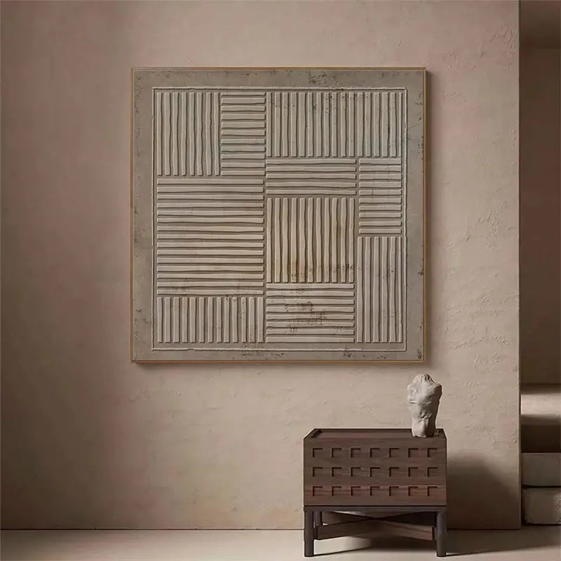 Abstract Tranquility Wall Art Canvas Print - Modern Home Decor for Living Room, Bedroom & Office #WS076 | Calming Abstract Painting for Relaxation & Meditation Spaces