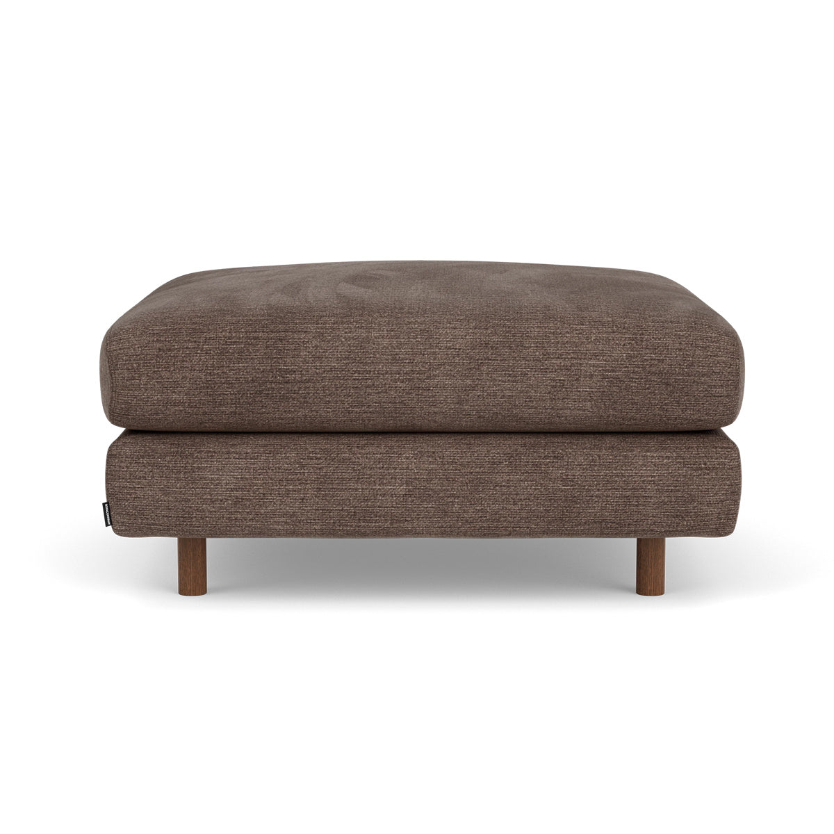 Dylan Fabric Ottoman - Soft and Stylish Footrest, Storage Bench, Living Room Accent Piece - Perfect for Small Spaces, Bedroom, or Lounge Area