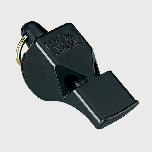 Fox 40 Classic Whistle with Lanyard - High-Pitched Safety Whistle for Referees, Coaches, and Outdoor Activities - Perfect for Sports Games, Emergency Signaling, and Camping Adventures