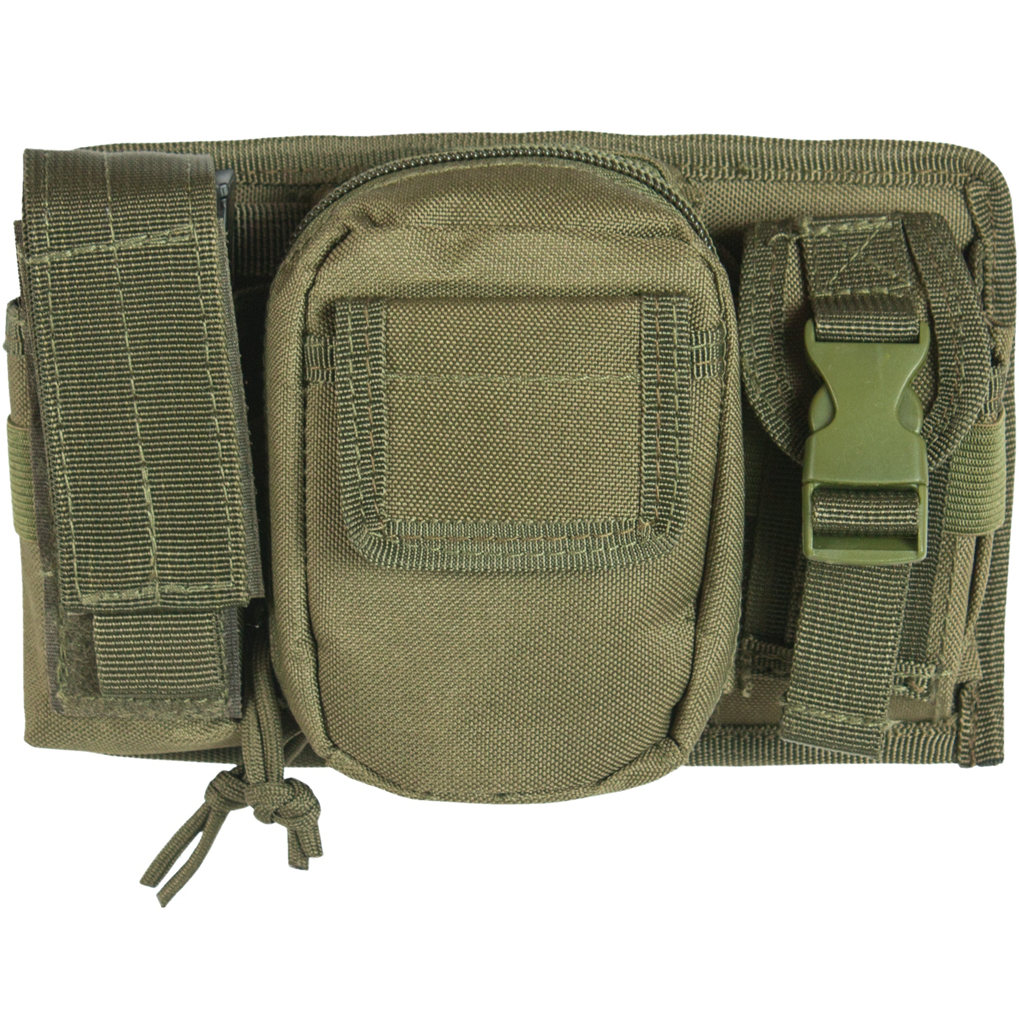 Triple Panel Pouch - Waterproof & Durable Zipper Pouch for Travel, Makeup, and Office Organization | Perfect for Toiletries, Cosmetics, and Small Essentials Storage