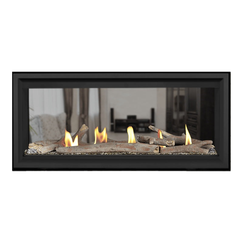 Napoleon Vector 38 See-Through Linear Direct Vent Gas Fireplace - LV38N2 1 | Modern Home Heating Solution for Living Rooms & Patios