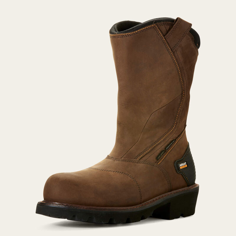 400G Waterproof Composite Toe Work Boots for Men - ASTM F2413-11 Safety Certified, Electrical Hazard Protection - Ideal for Construction, Warehouse & Outdoor Work
