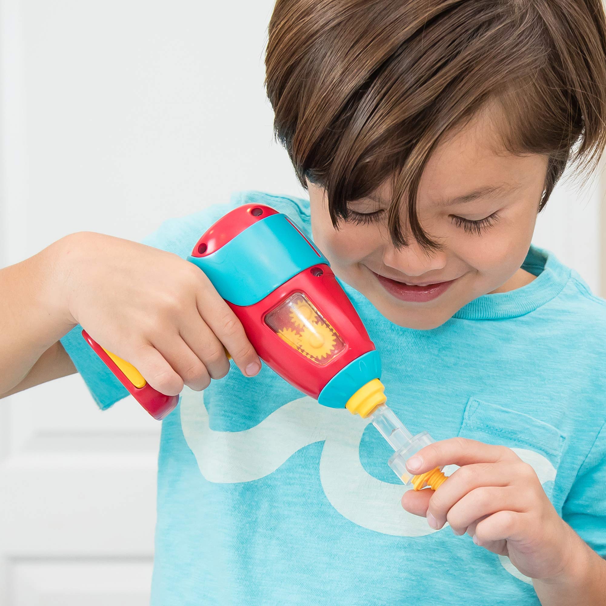 Educational Insights Design & Drill Power Toy for Kids - Real Working Electric Drill Compatible with Design & Drill Sets | STEM Learning Toy for Preschoolers | Perfect for DIY Projects & Creative Play