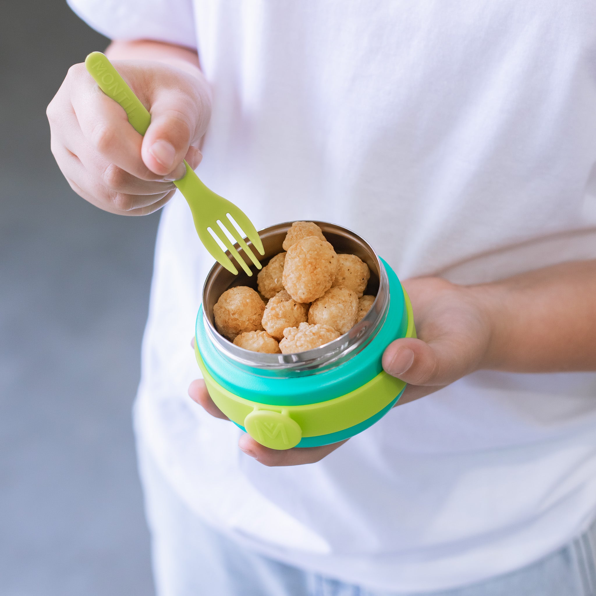 Eco-Friendly Silicone Lunch Cutlery Band Set - BPA-Free Utensil Holder for Kids & Adults - Perfect for School, Office, Picnics and Travel