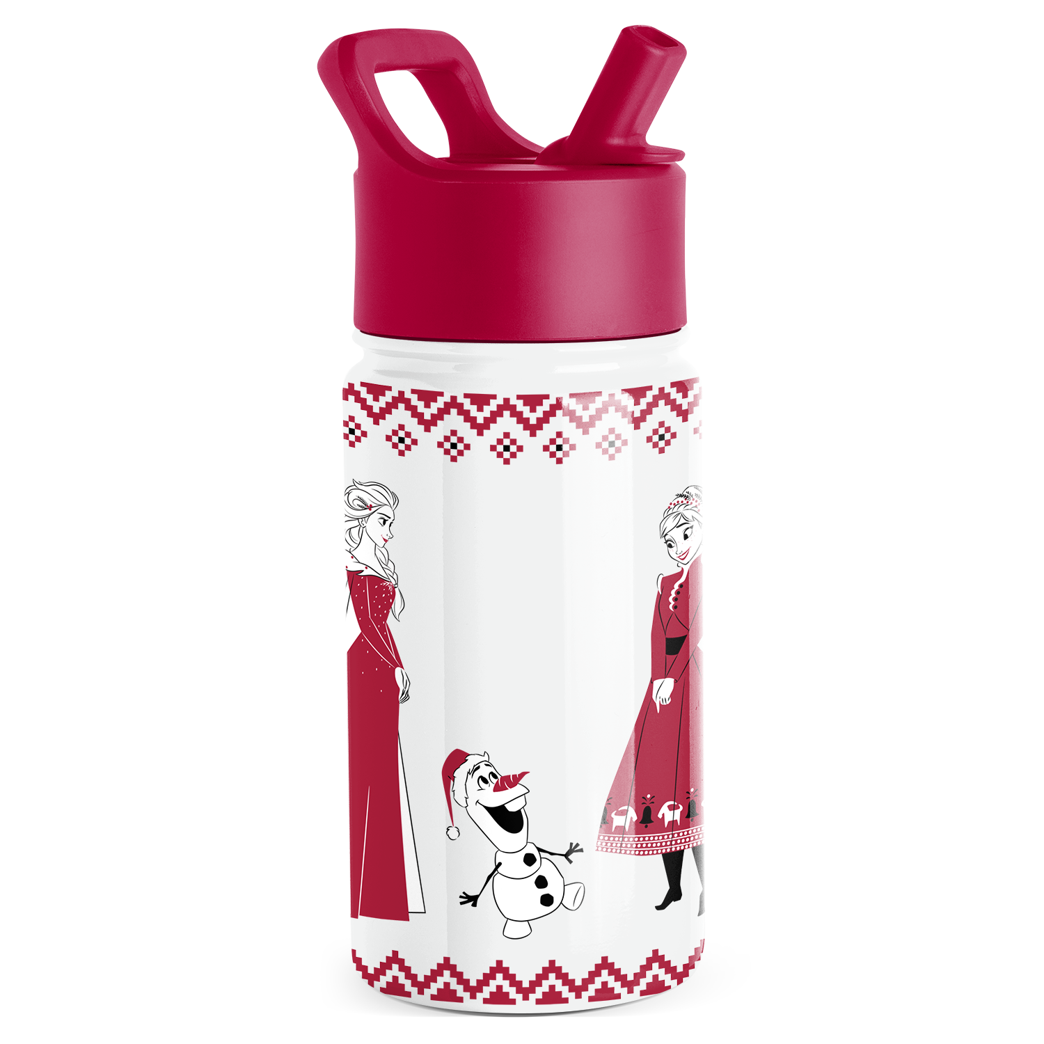 Summit Kids Water Bottle with Straw Lid - BPA Free, Leak Proof, Insulated Stainless Steel Bottle for School, Sports & Outdoor Activities