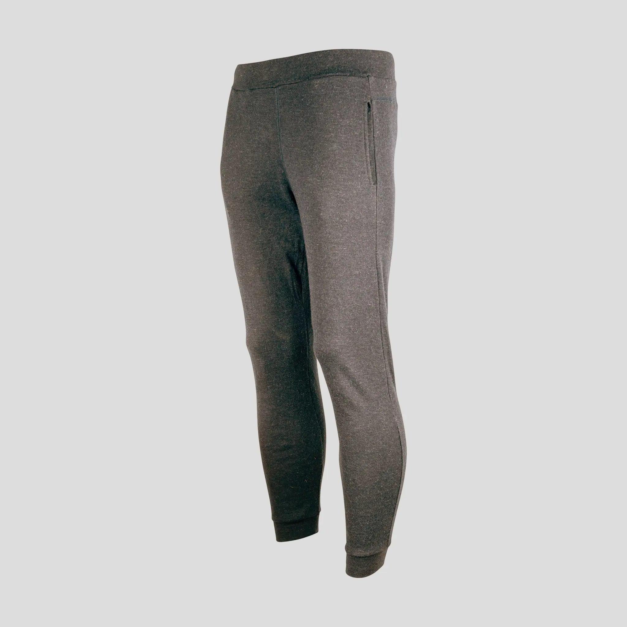 Men's Alpaca Wool Joggers - 300 GSM Lightweight Thermal Running Pants for Winter Outdoor Activities & Lounge Wear