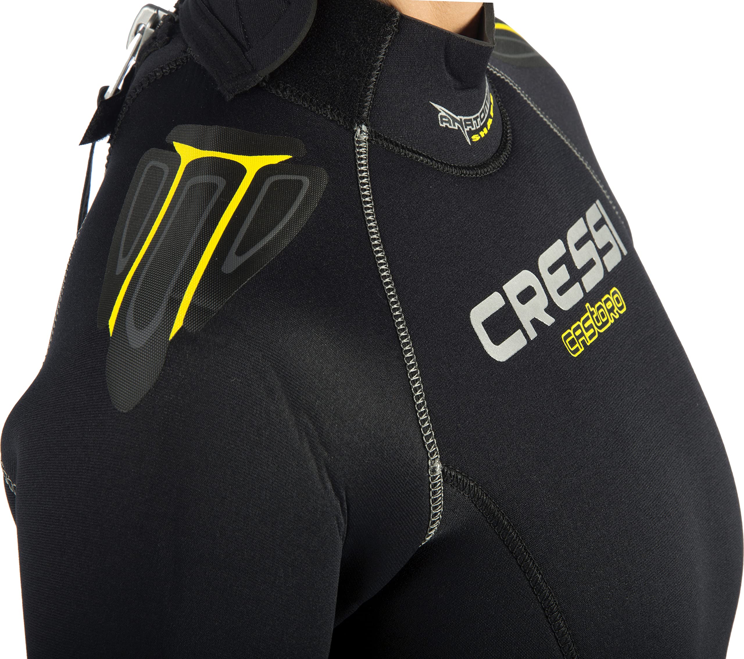 5mm/7mm Scuba Diving Wetsuit for Men & Women - Premium Nylon Neoprene Full Body One-Piece Wetsuit | Italian Design by Castoro | Perfect for Deep Sea Diving, Snorkeling & Water Sports