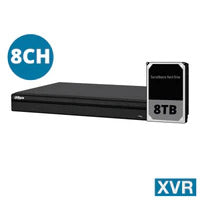 Dahua 8 Channel Penta-brid 4K XVR Security System - DH-XVR5108HS-I3 for Home & Business Surveillance (Indoor/Outdoor Use)