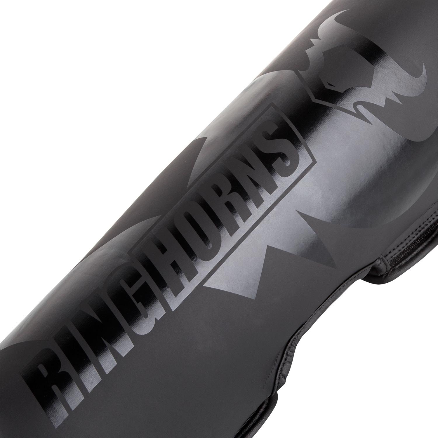 Venum Charger Shin Guards for Men - Large Size, Black/Black - Perfect for MMA, Kickboxing & Martial Arts Training