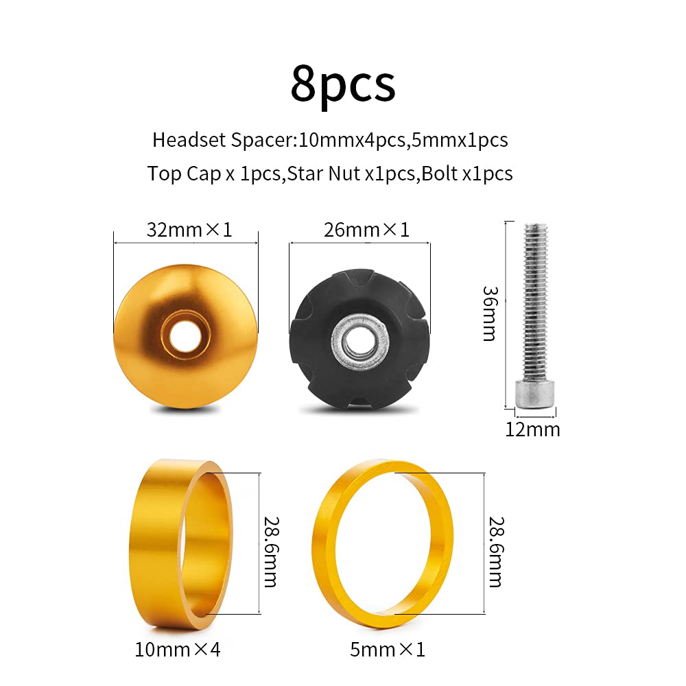 Carbon Fiber Bicycle Headset Spacer 1-1/8