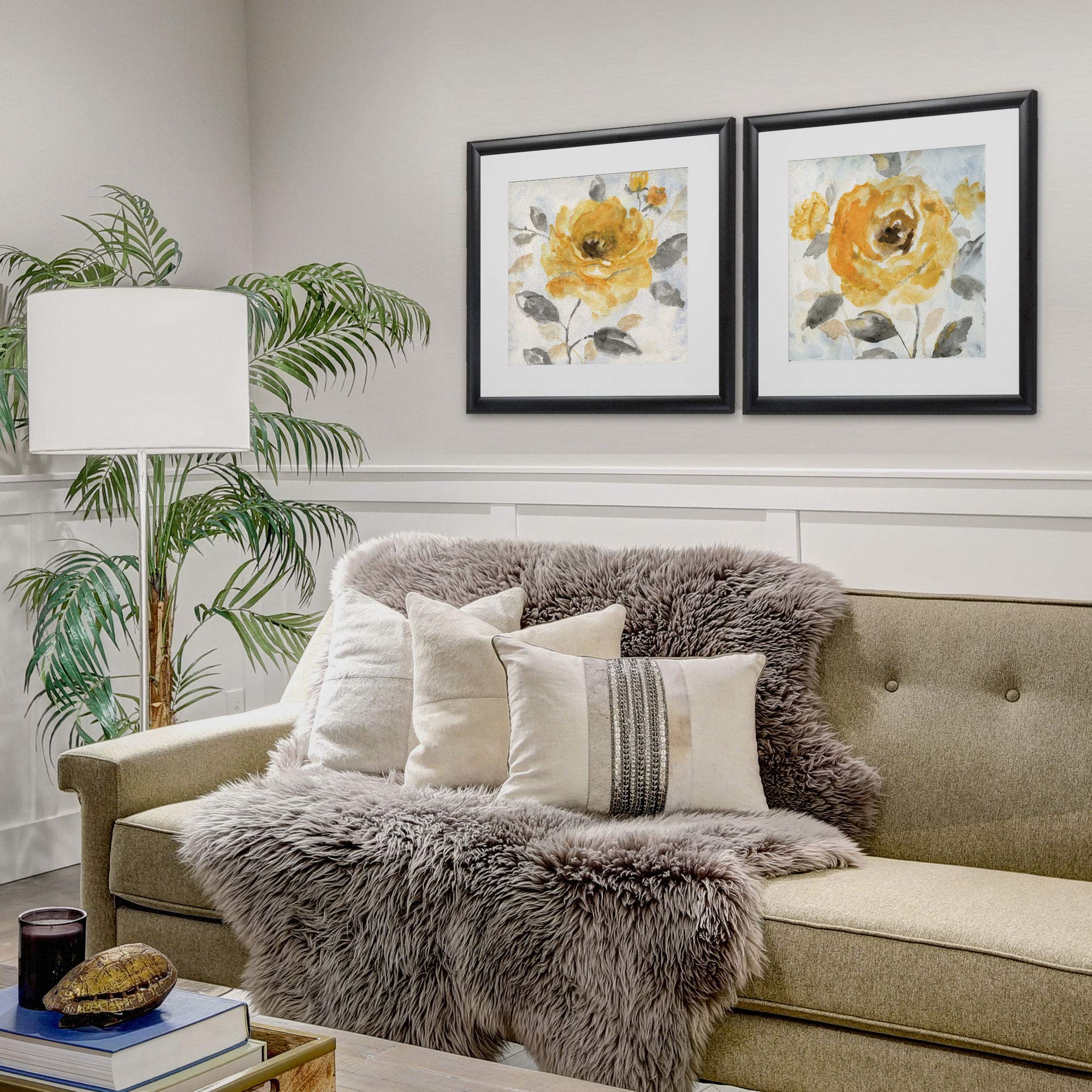 Wexford Home Honey Rose 2-Piece Set - Elegant Living Room Decor for Cozy Home Styling
