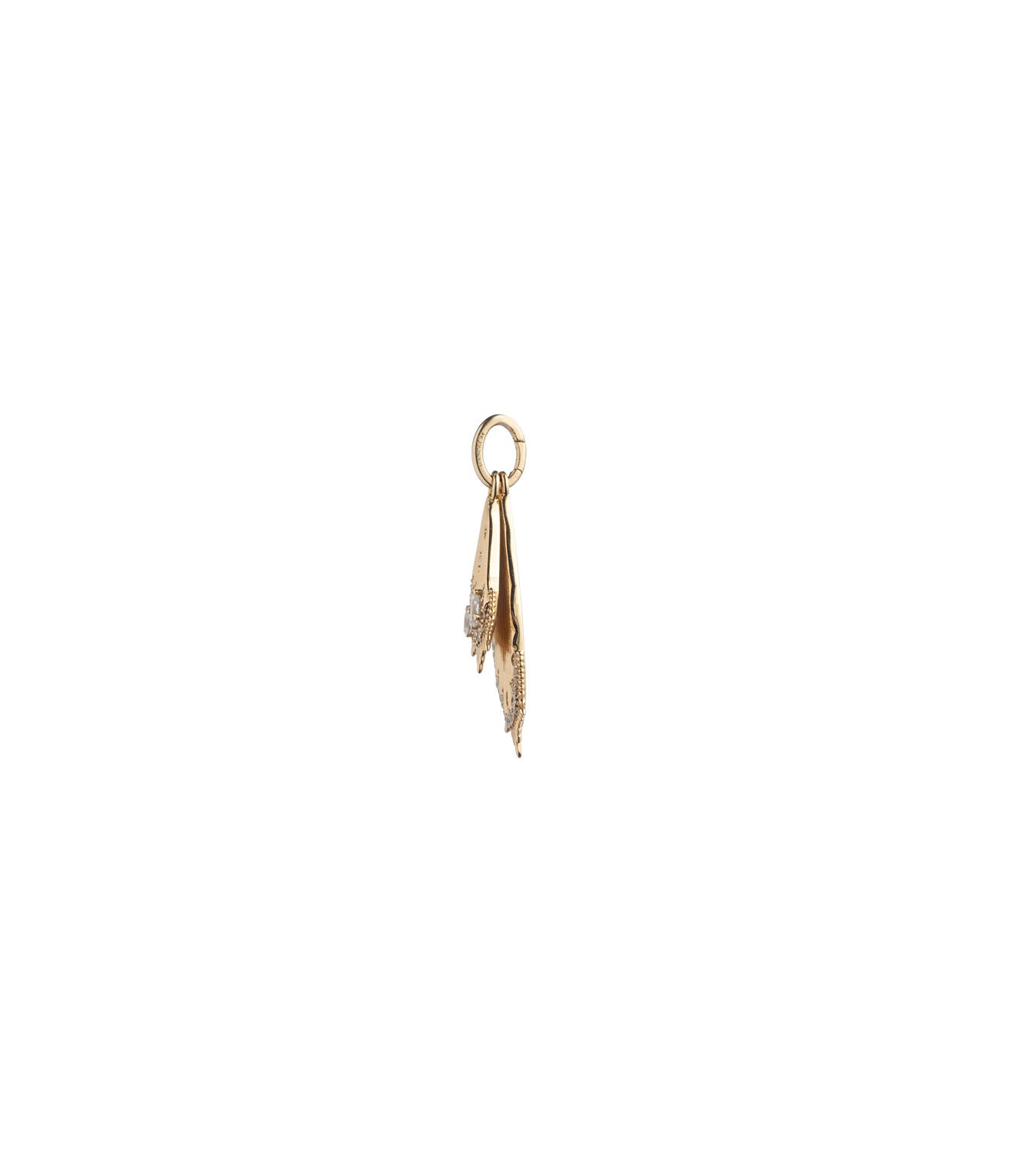 Encrusted Butterfly Wing Pendant Necklace with Annex Link - Elegant Bohemian Jewelry for Women, Perfect for Parties, Weddings & Special Occasions
