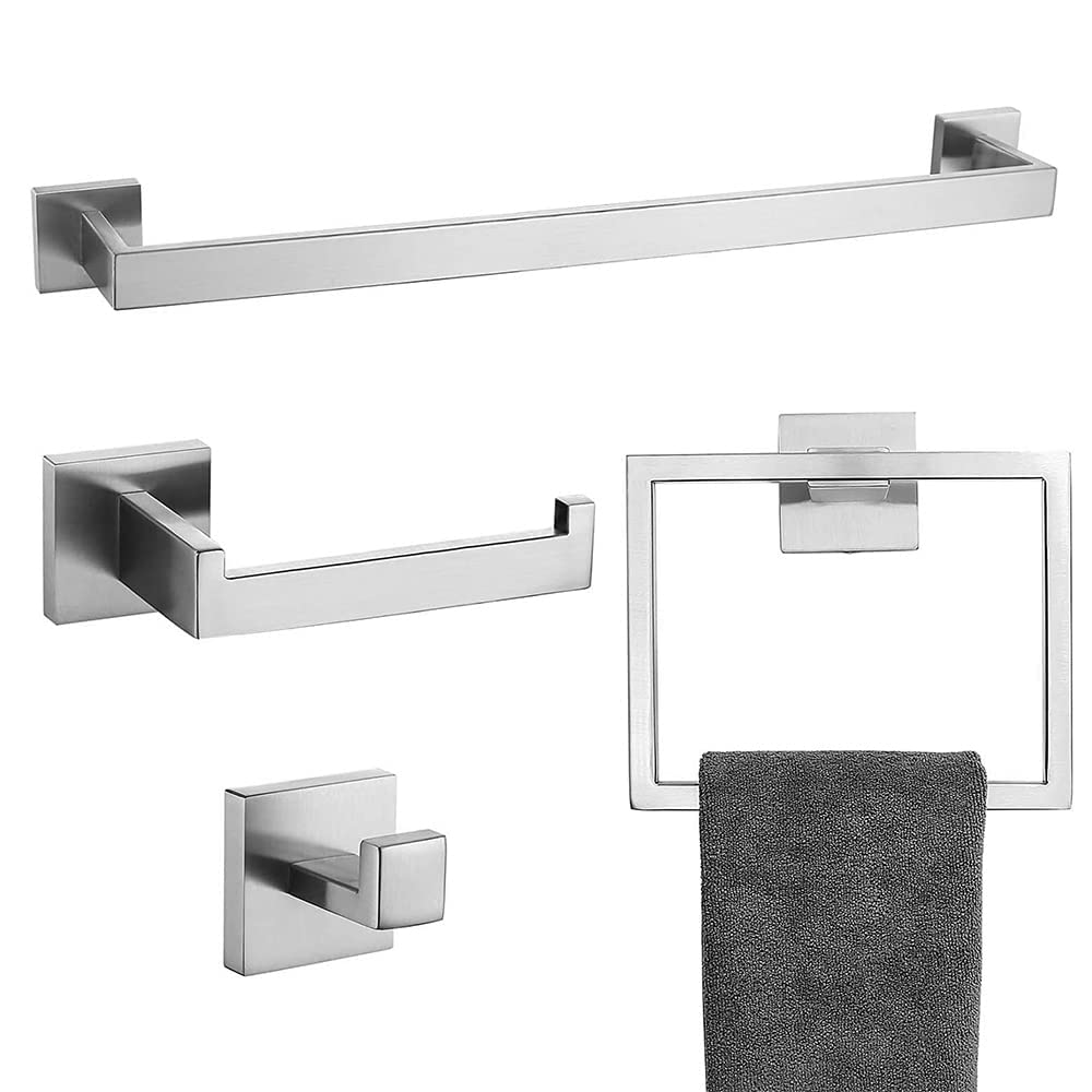 4-Piece Bathroom Hardware Accessories Set - 16