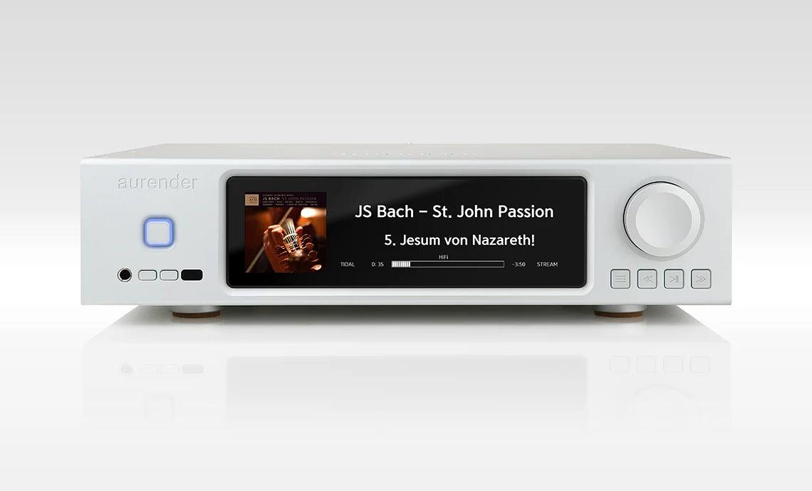 Aurender A20 High-End Music Server & Streamer with Preamplifier, MQA DAC, and Headphone Amp - Perfect for Audiophiles & Home Theater Systems
