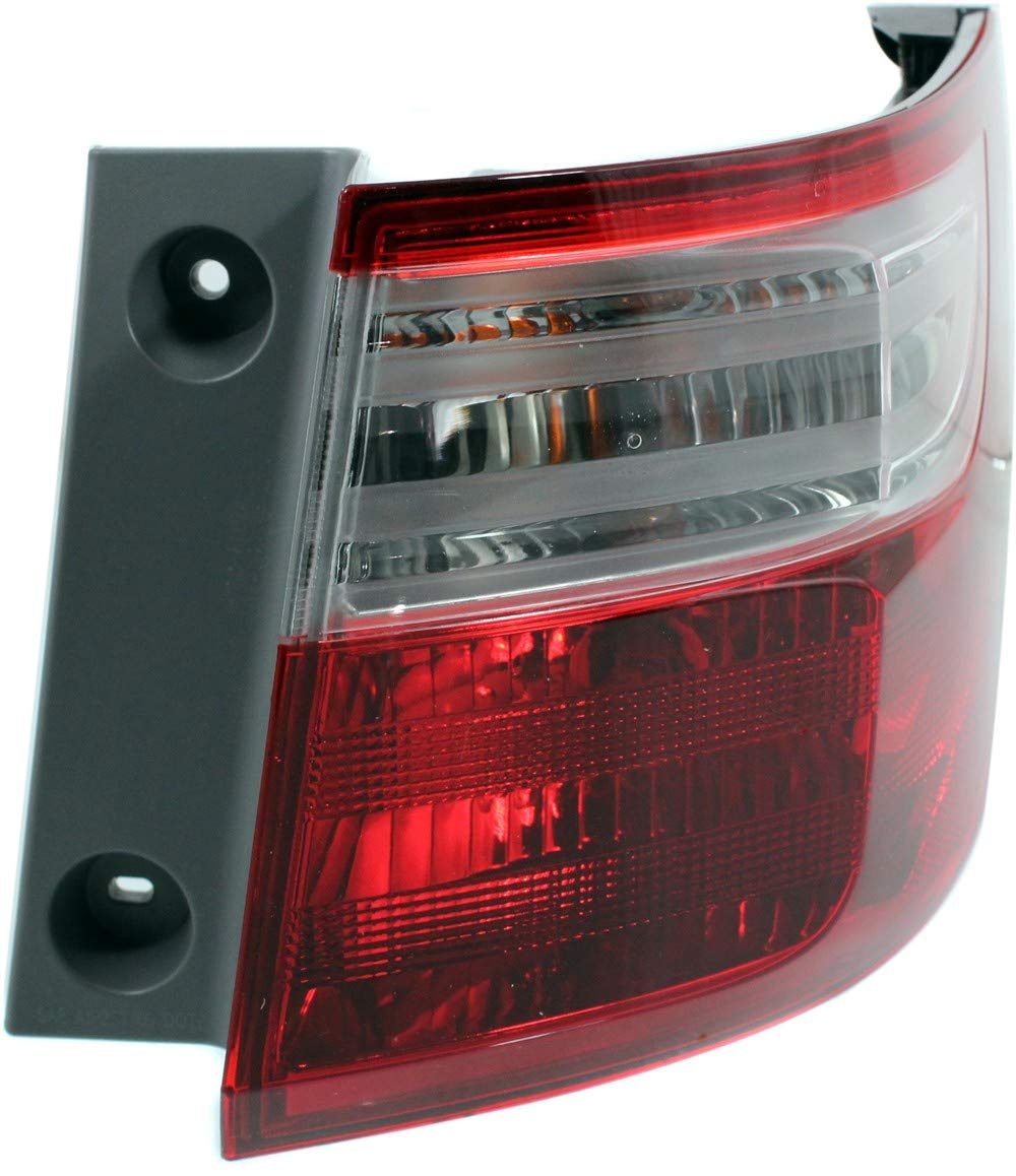 Go-Parts - Right Passenger Outer Tail Light Assembly for Honda Odyssey 2011-2013 | Replacement 2012 | Perfect for Night Driving & Enhanced Safety