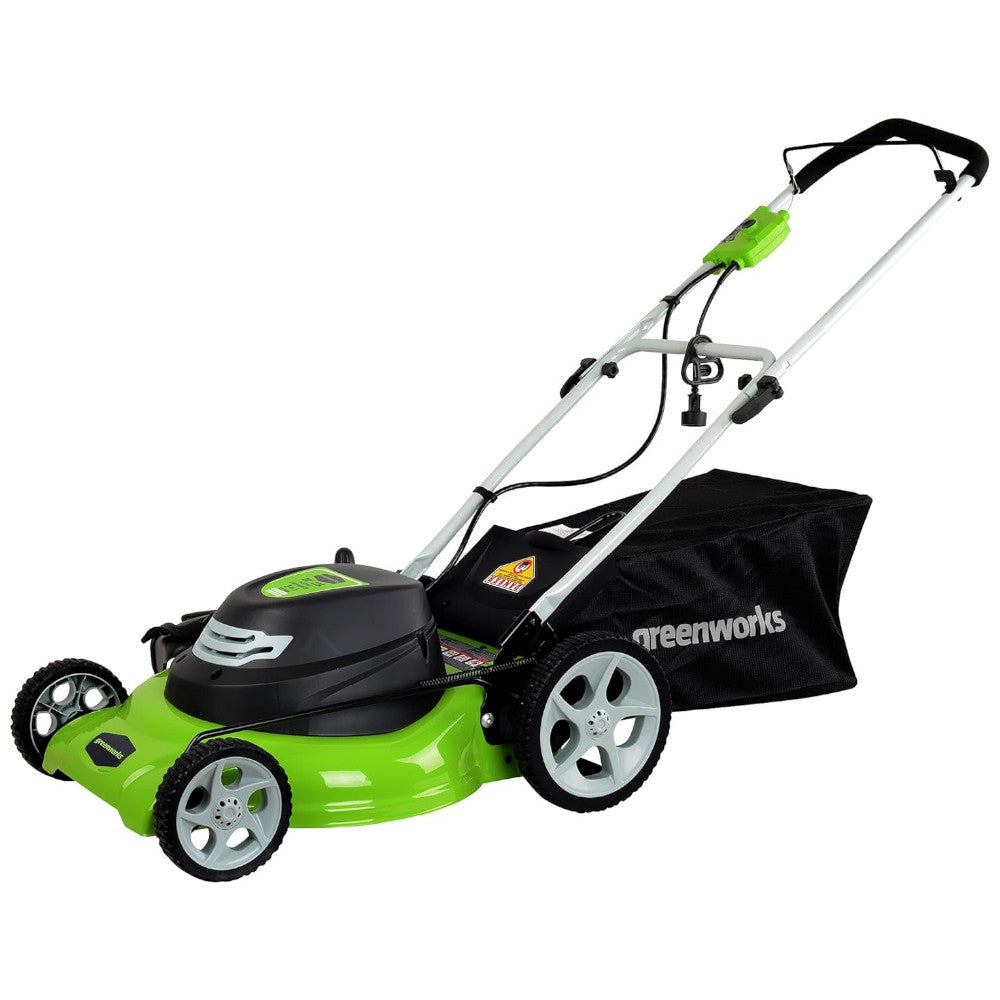Greenworks 25022 12 Amp Corded 20 Inch Lawn Mower - Powerful Electric Lawn Mower for Small to Medium Yards | Perfect for Home Lawn Care & Landscaping