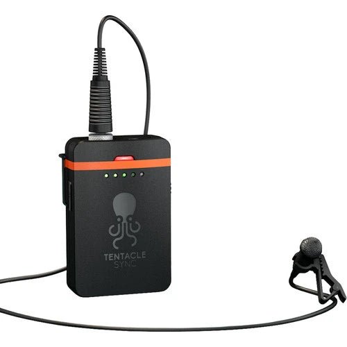 Tentacle Sync TRACK E Pocket Voice Recorder with Lavalier Mic - Professional Audio Recording for Podcasts, Interviews & Film Production