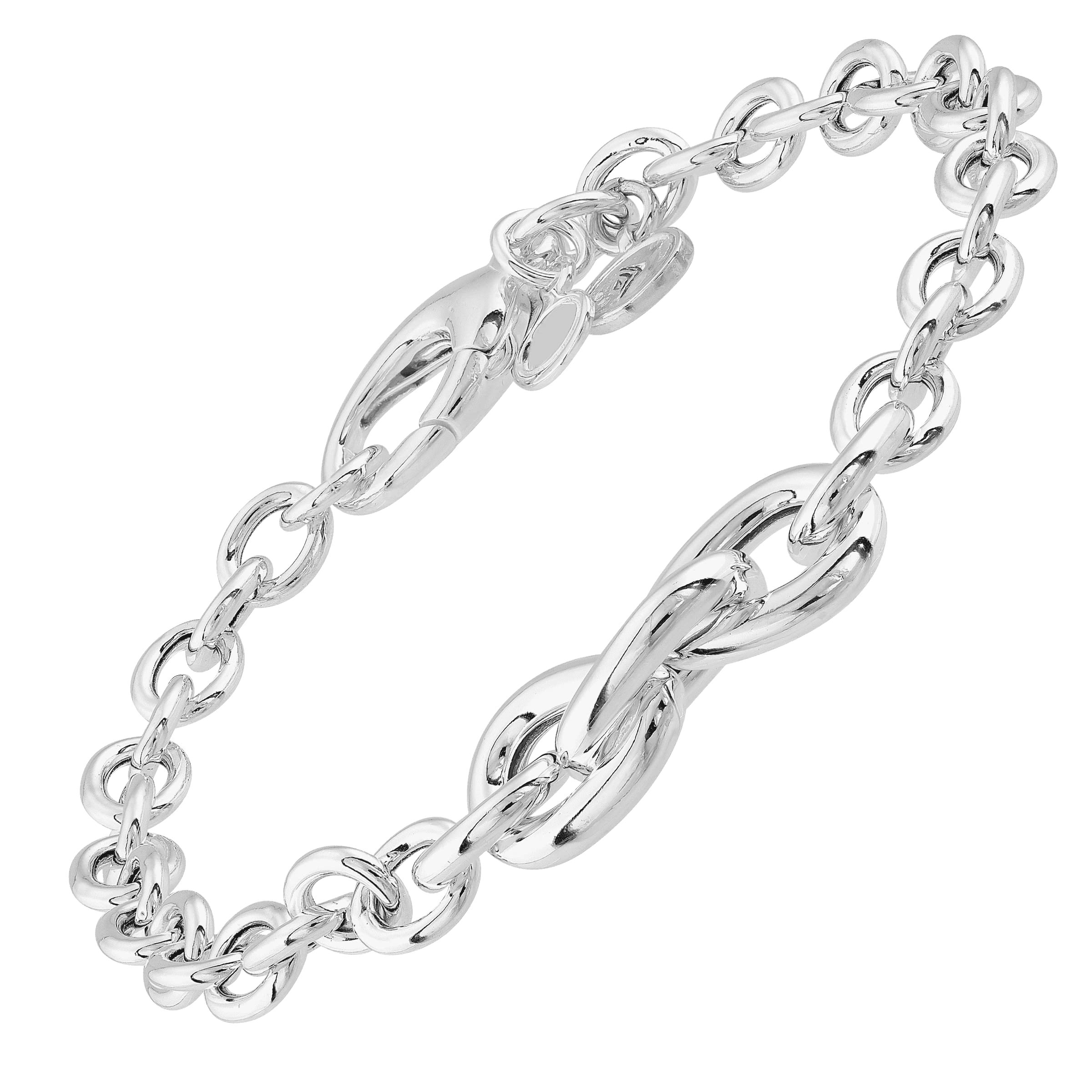 Silpada 'Unstoppable' Sterling Silver Link Chain Bracelet - 7.5 Inch Adjustable Women's Jewelry for Everyday Wear & Special Occasions