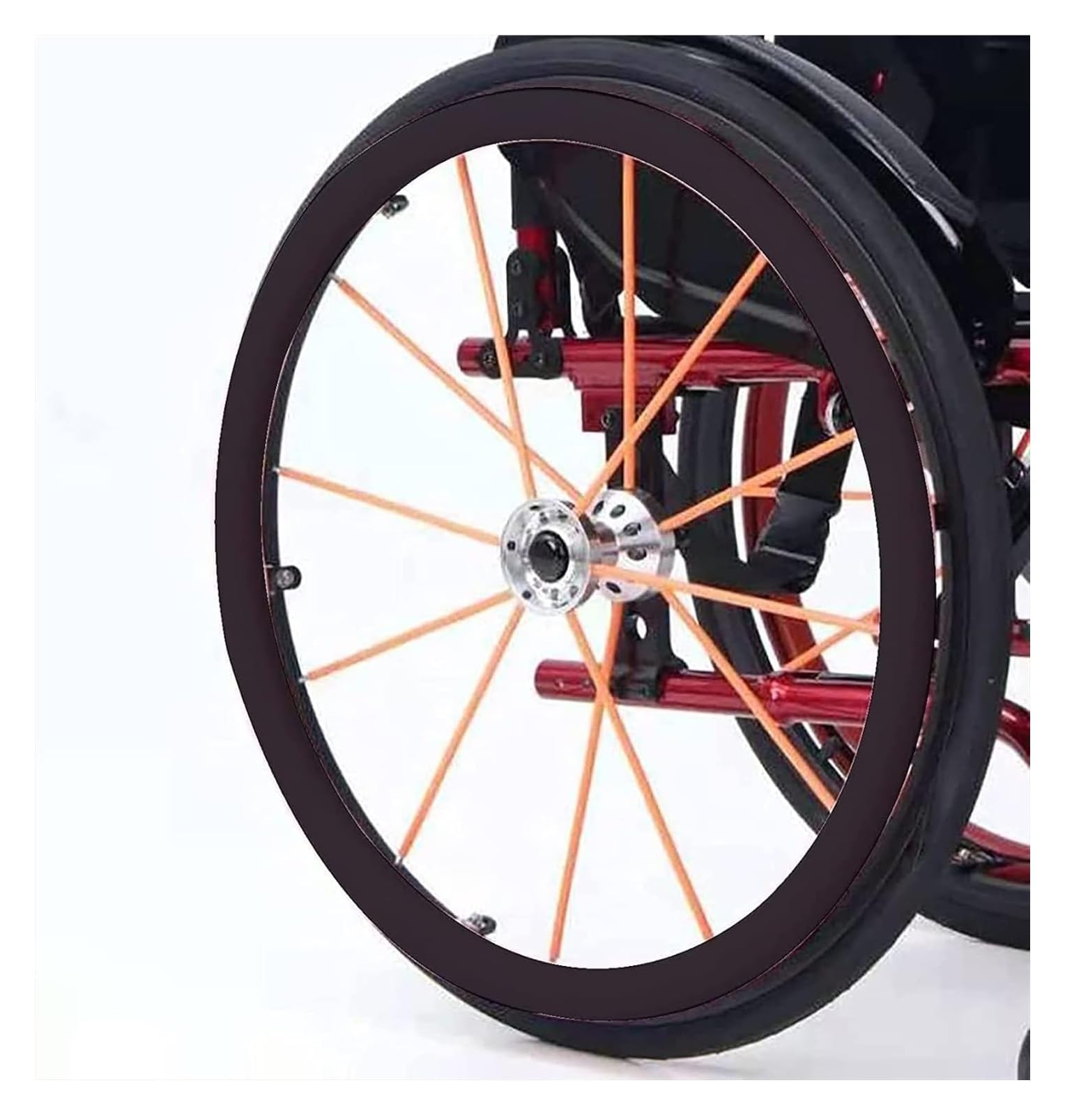 Wheelchair Handrim Covers 24 Inches - Non-Slip Push Ring Protective Covers for Rear Wheels (B-24 INCHES) - Improve Grip & Comfort for Daily Mobility & Outdoor Activities