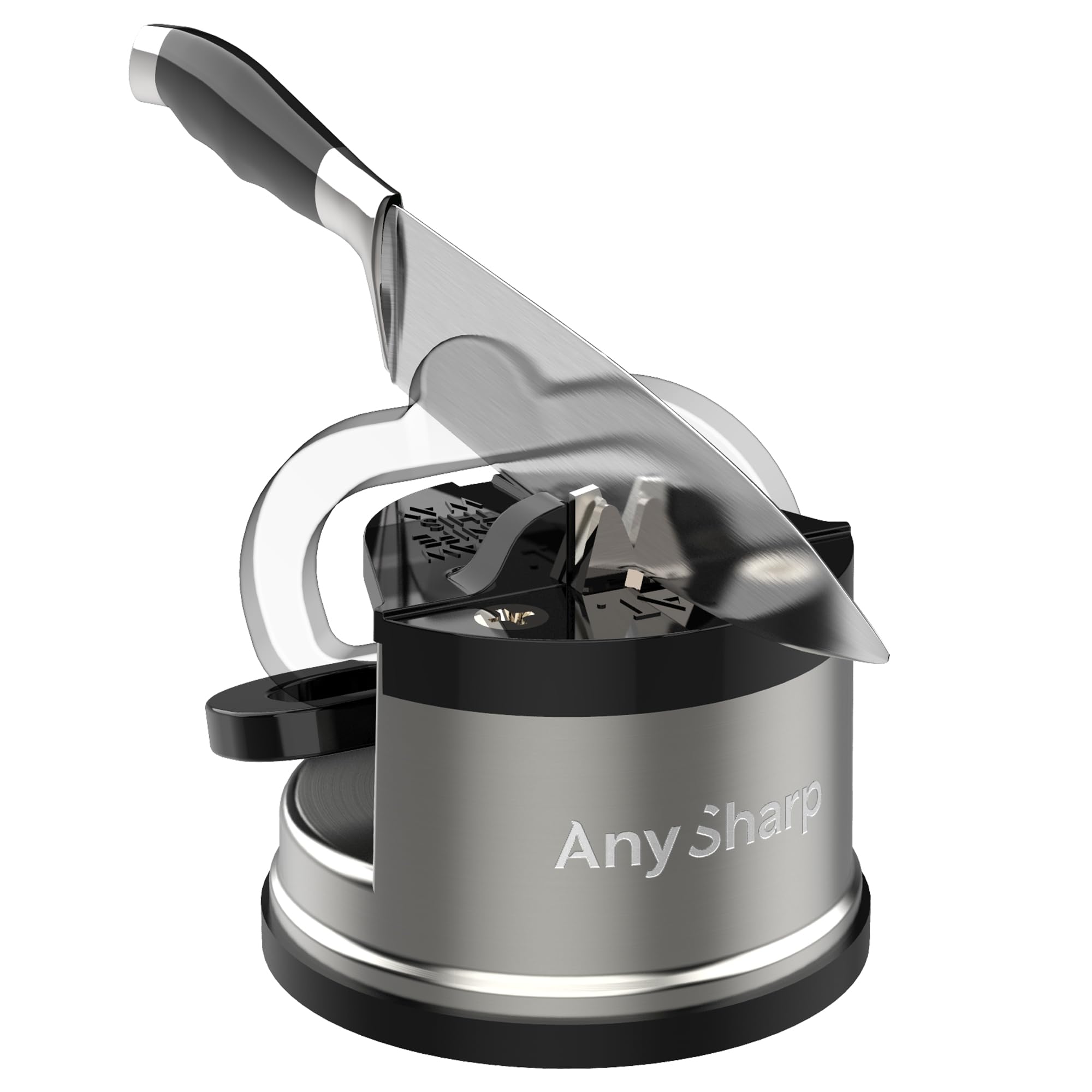 AnySharp Pro Knife Sharpener - Premium Metal Blade Sharpener for Kitchen Knives, Scissors & Tools | Perfect for Home Chefs & Professional Cooks | Easy to Use & Durable Design