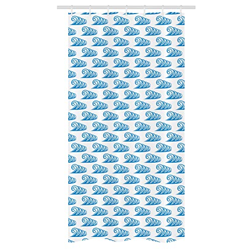 Azure Blue and White